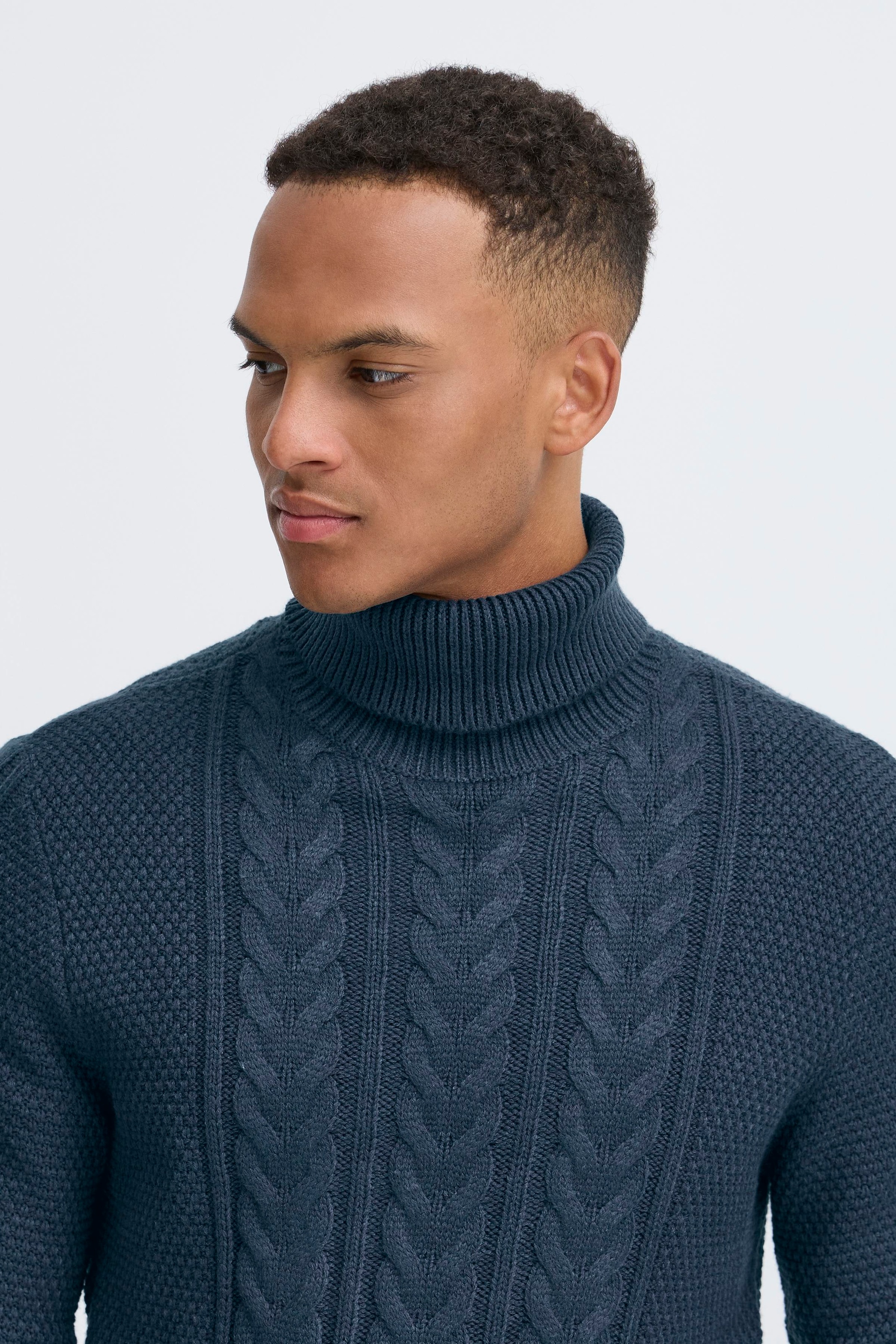Blend »BHBASIM Roll« mit Markenlabel, aus Baumwollmischung, Regular Fit, unifarben