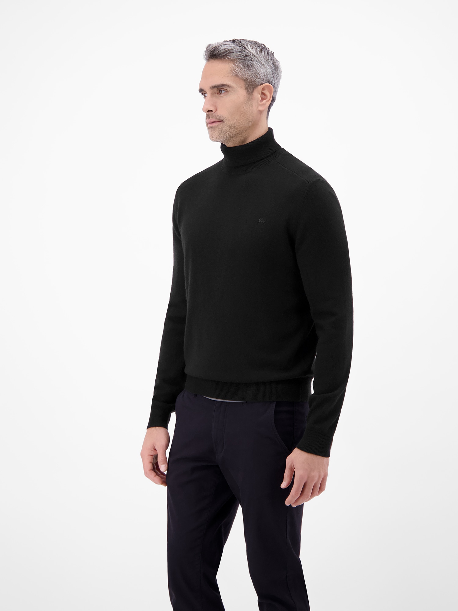 LERROS Pull à col roulé »Herren Rollkragenpullover - lässige Optik, wärmender«