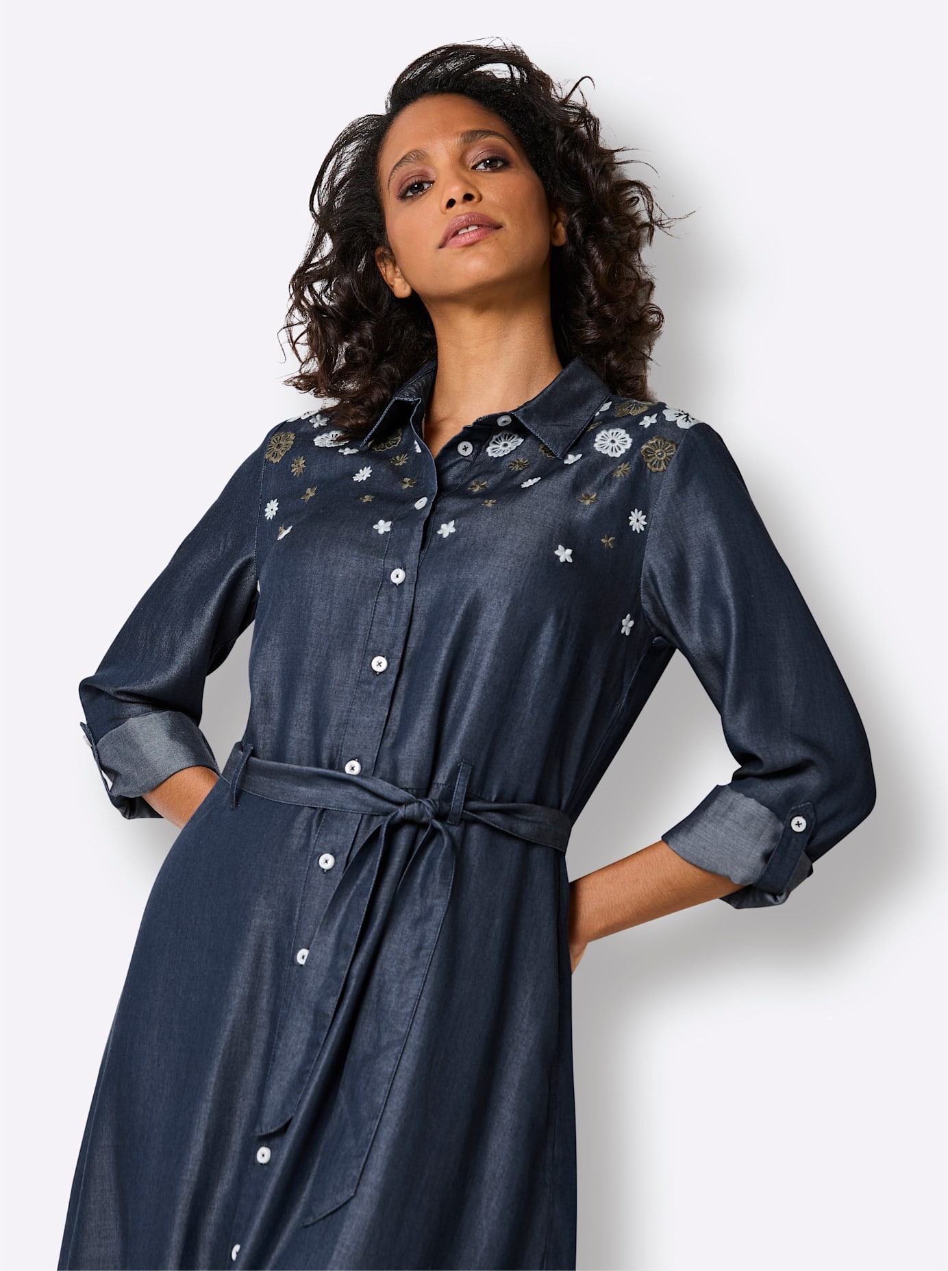 CREATION L PREMIUM Robe chemisier »Lyocell-Kleid«