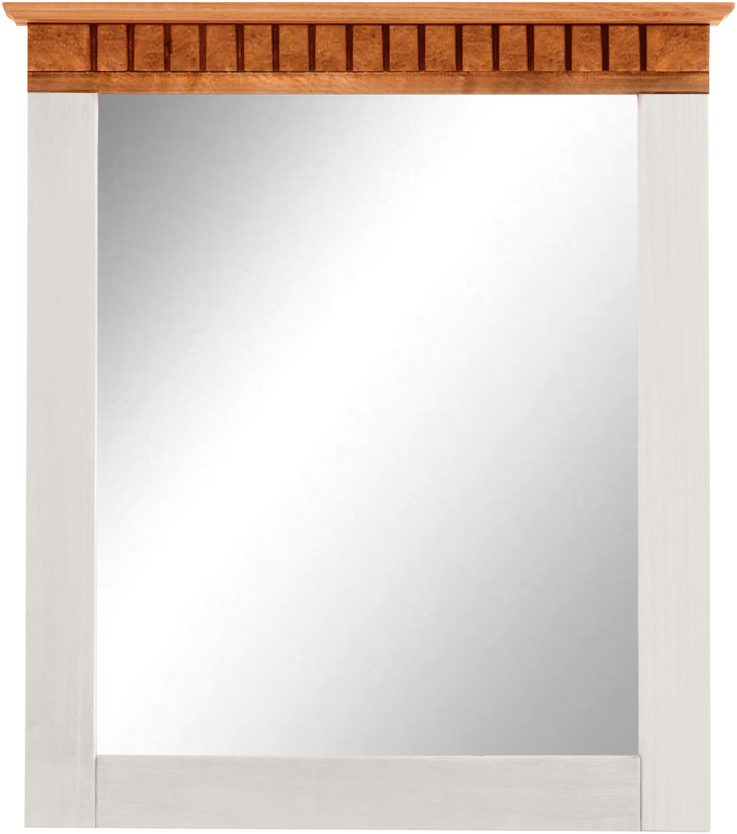 GOODproduct Miroir de vestiaire »Lisa« mit dekorativen Fräsungen, Spiegelfläche ca. 44 x 56 cm