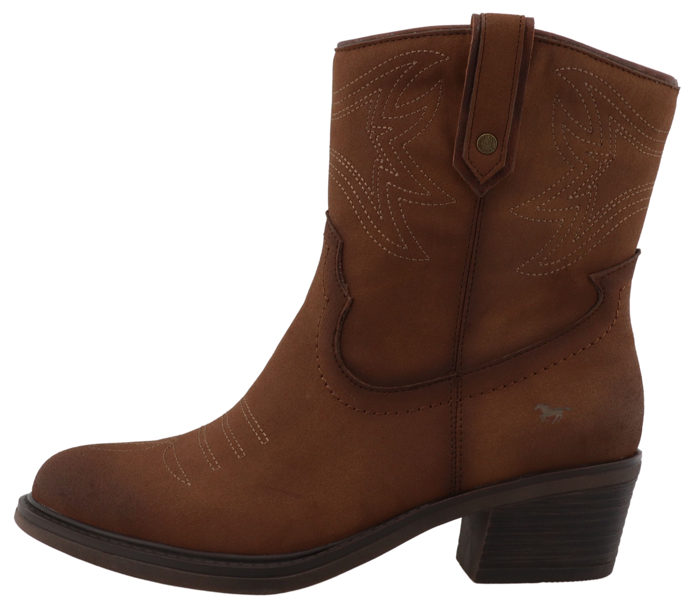 Mustang Shoes Bottes d'hiver »Bernadette«  bottes de cowboy, bottes d'hiver avec fermeture éclair