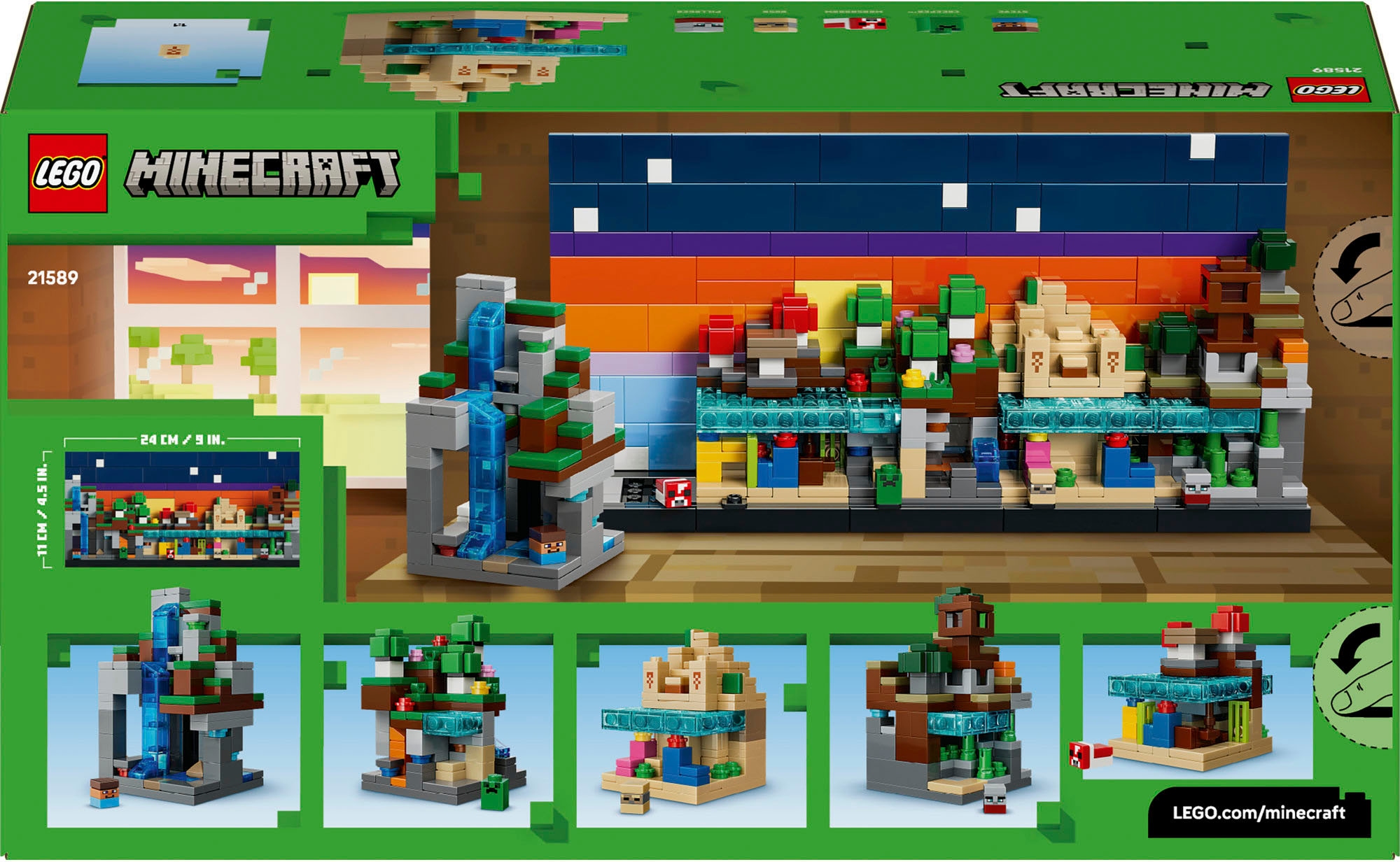 LEGO® Konstruktionsspielsteine »Mini-Biome (21589), LEGO Minecraft« Made in Europe