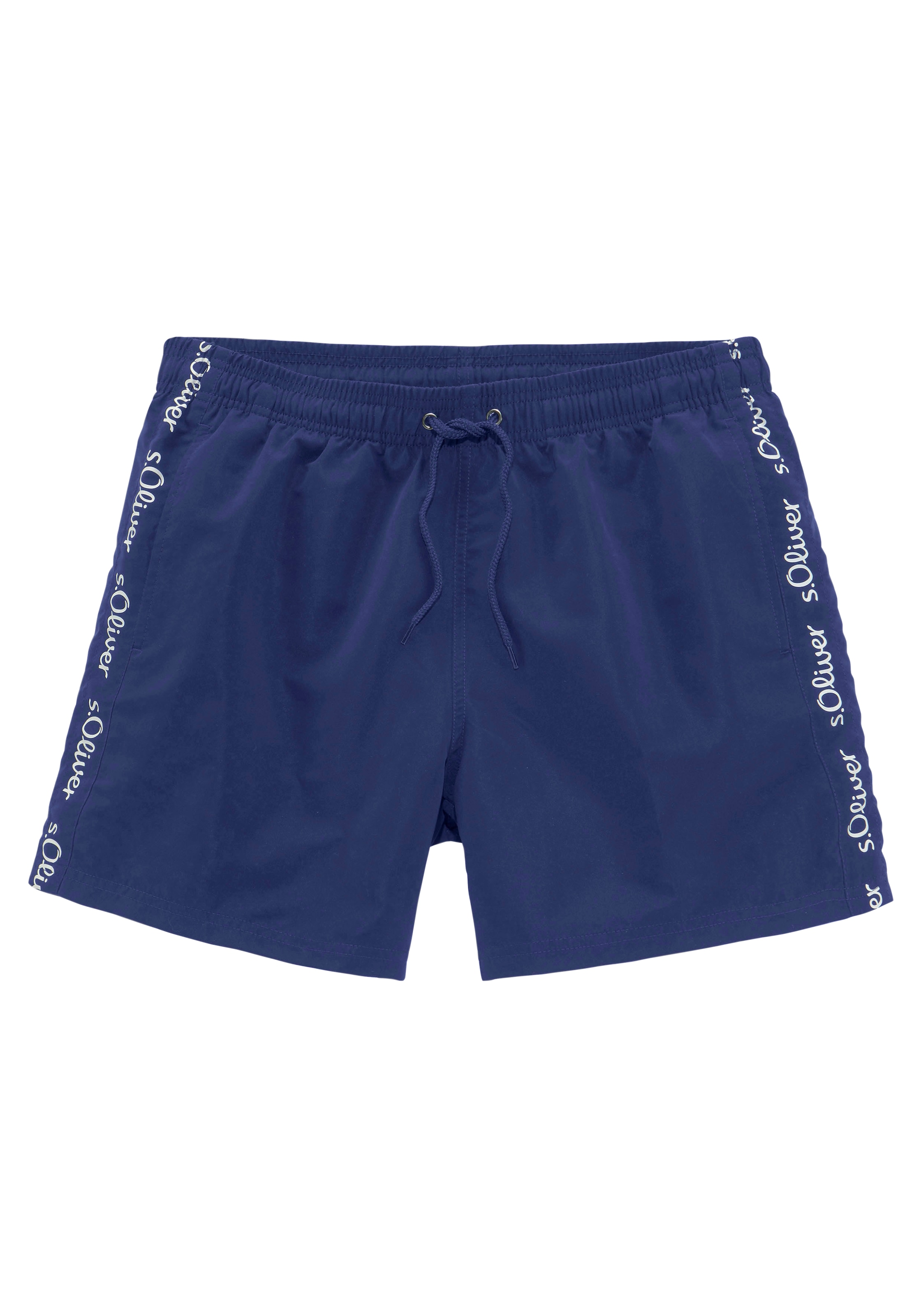 s.Oliver Short de bain mit Markenschriftzügen