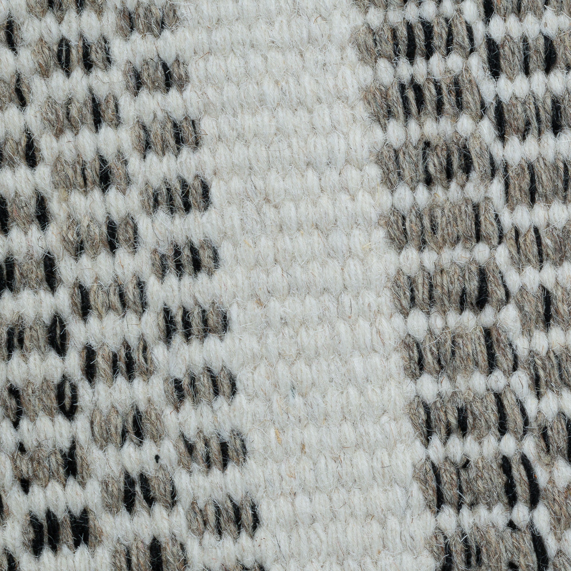 THEKO Tapis en laine »TRONDHEIM 05« Rectangulaire 10 mm Höhe tissu plat, rayé, pure laine, tissé main, salon