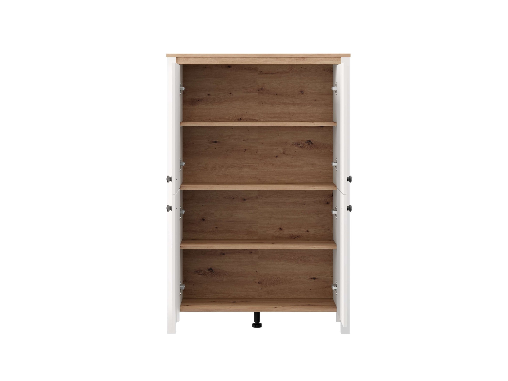 Home affaire Buffet haut »BEDFORD, Kommode, Anrichte, Schrank, Highboard im Landhausstil« Profil MDF 2D recouvert, marquage à chaud