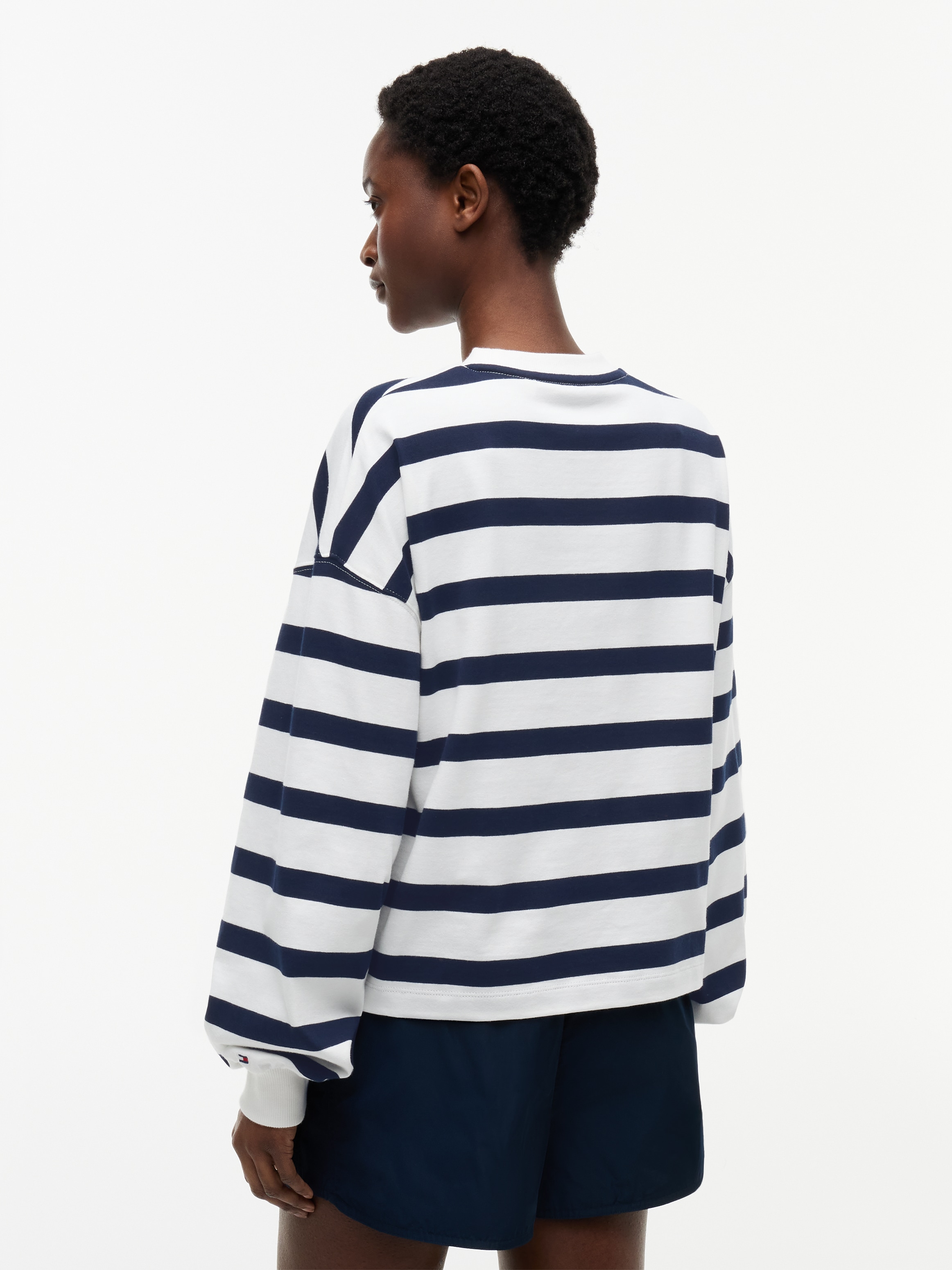 Tommy Hilfiger Sweatshirt »TH ROUNDAL C-NK RLX LONGSLEEVE«, Baumwolle, relaxed fit
