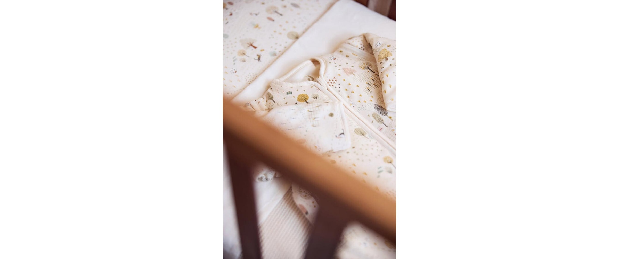 Jollein Sac de couchage pour bébé »Tiny Park 90 cm« Sac de couchage doublé avec manches amovibles