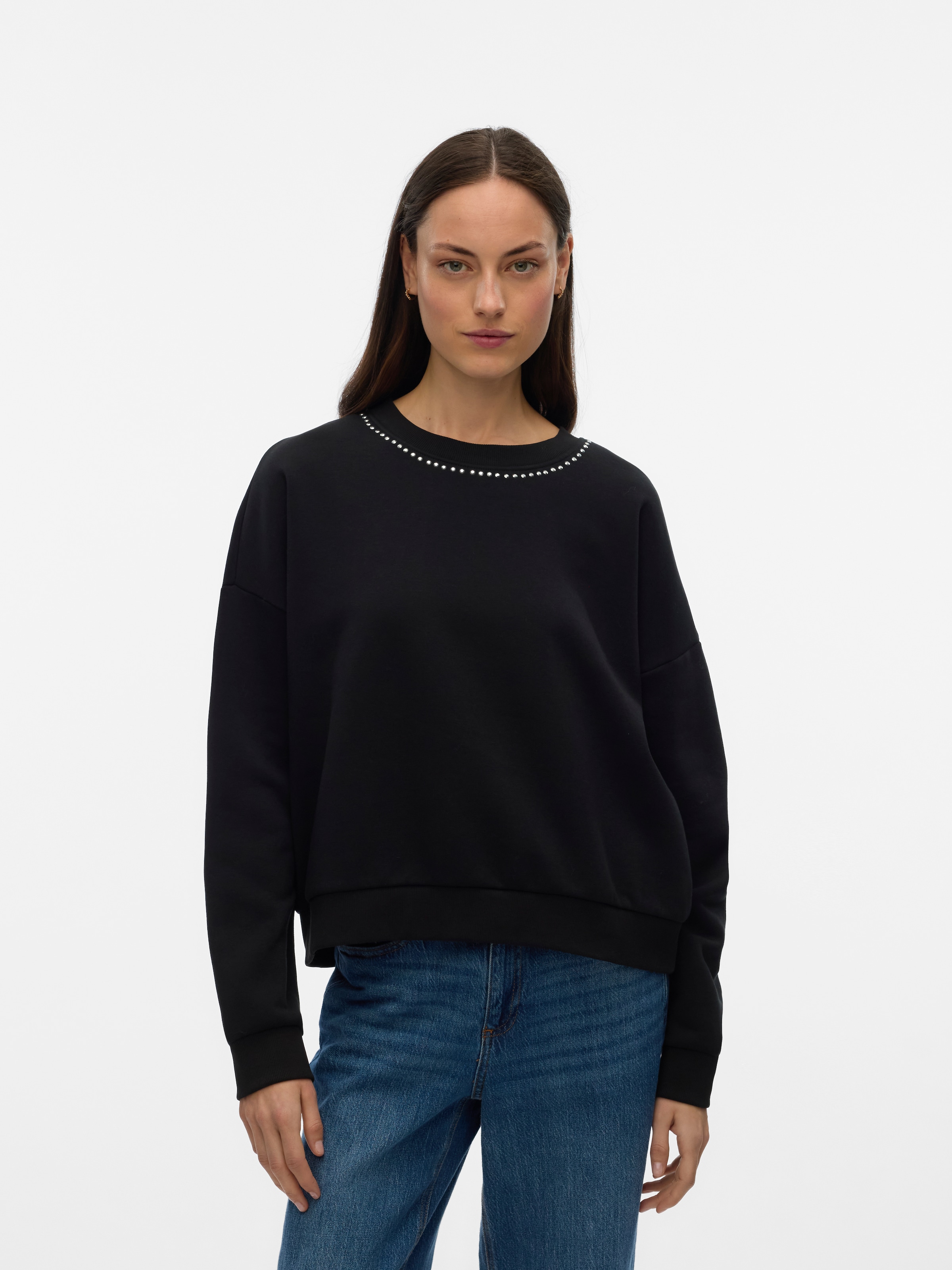 Vero Moda T-shirt à manches longues »VMLOTTE TRINA LS SWEAT BOX GA BF«