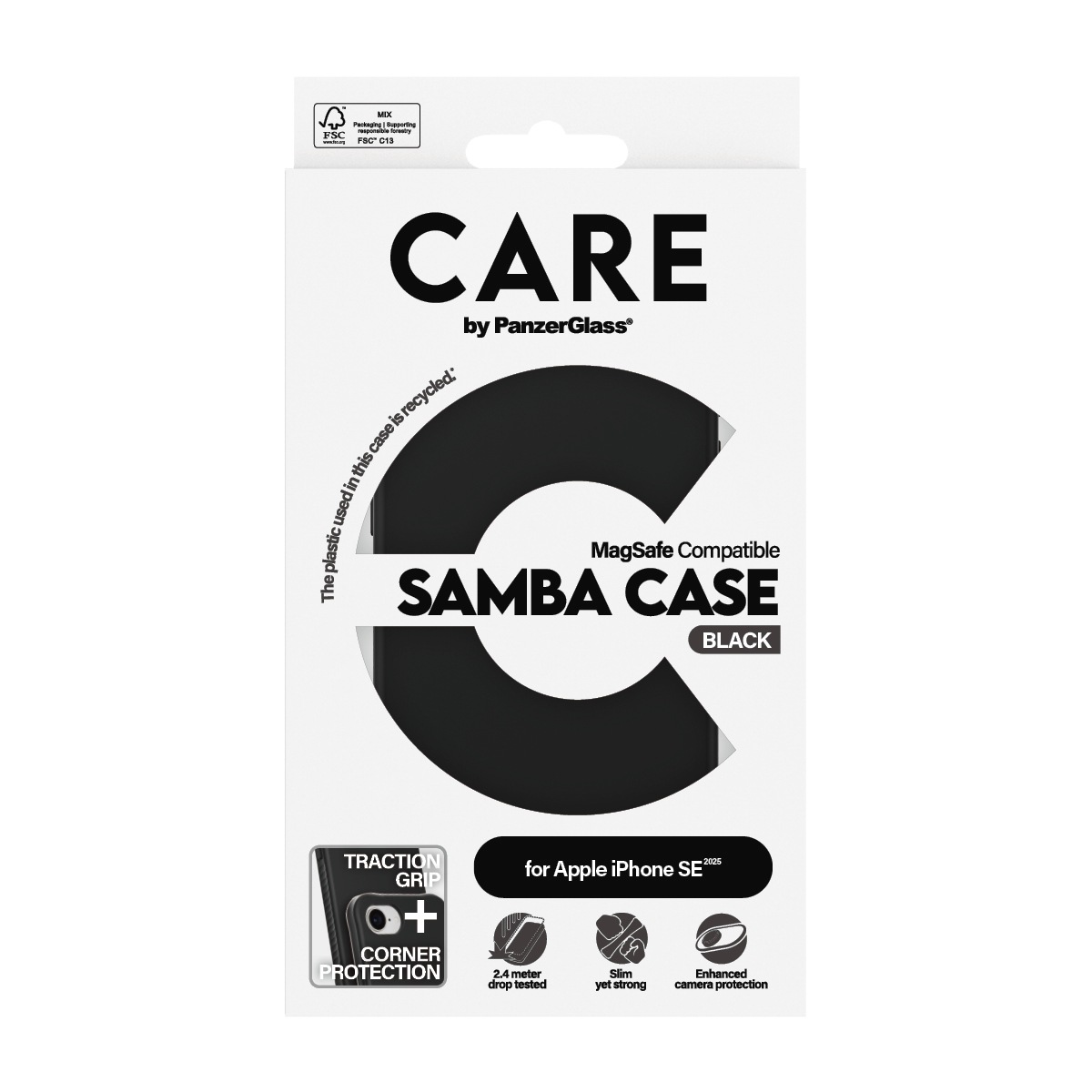 CARE by PanzerGlass Handyhülle »Fashionable Case Samba mit MagSafe« Backcover, Schutzhülle, Handyschutzhülle, Case, Schutzcase, stossfest