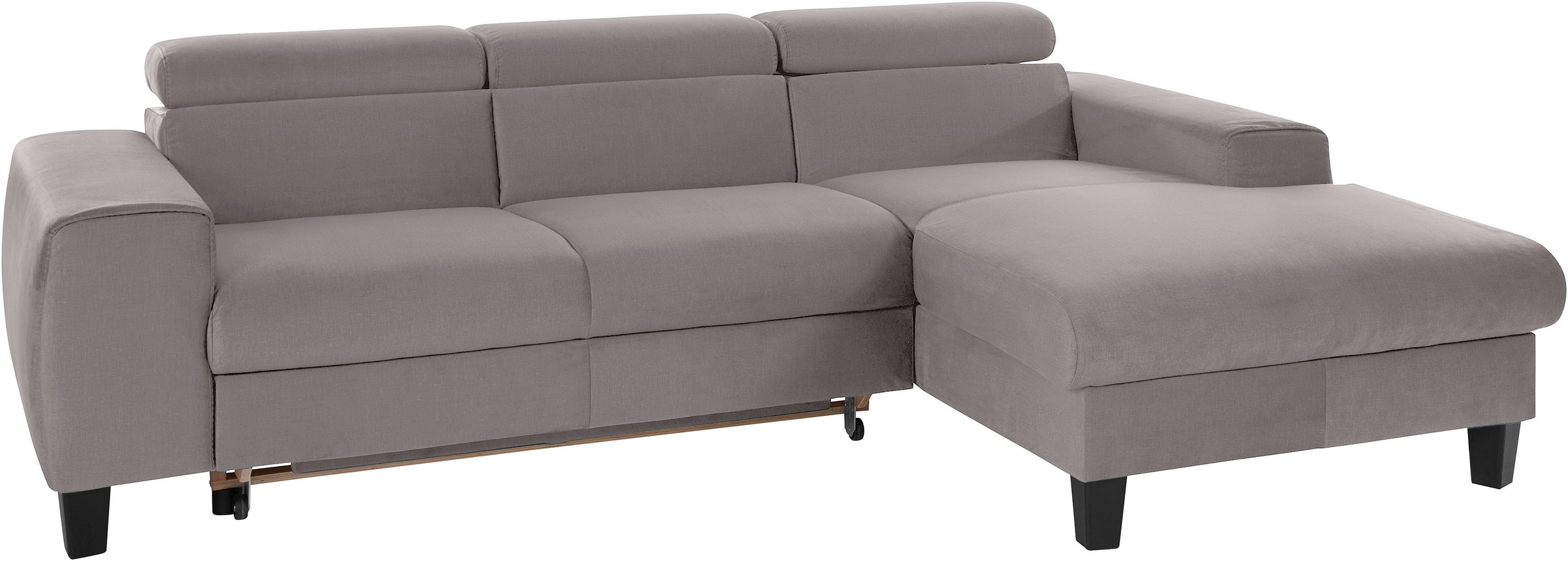 COTTA Ecksofa »Morven L-Form mit Kopfteilverstellung« wahlweise mit Bettfunktion, Bettkasten & Wireless-Charger