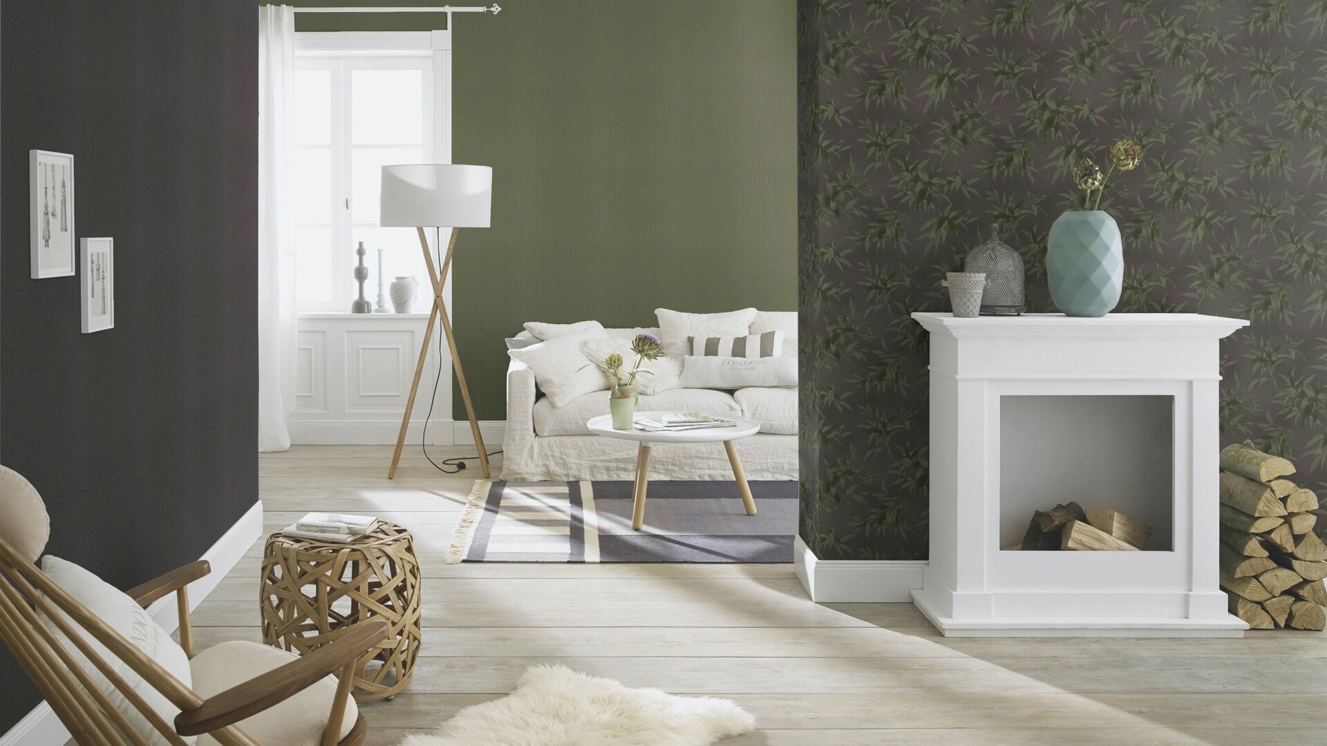 Rasch Papier peint intissé »Kimono« gut lichtbeständig, hochwaschbeständig