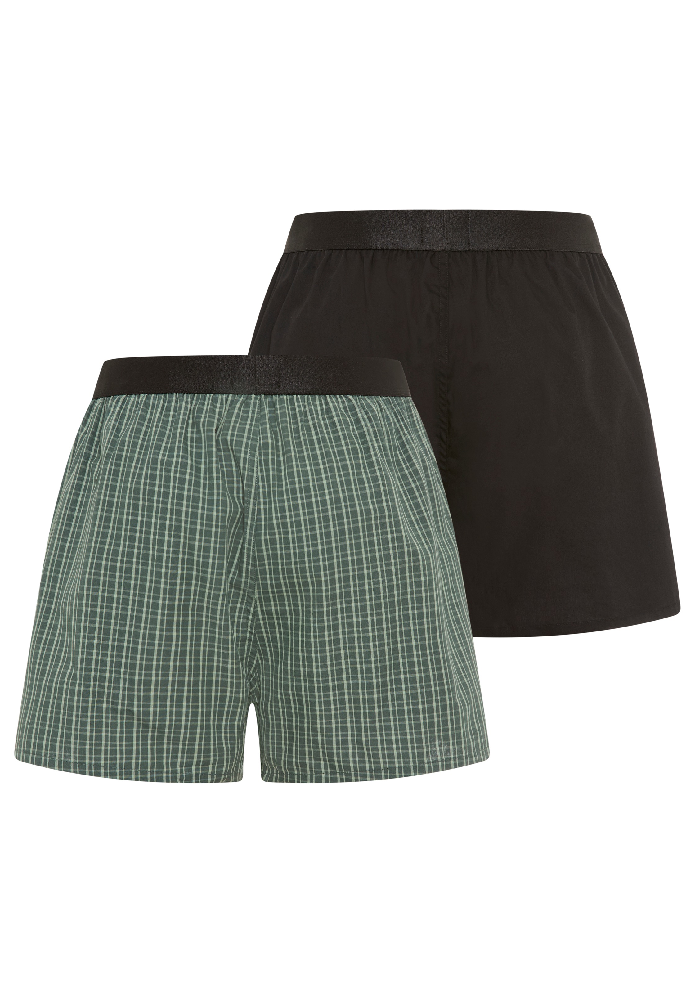 BOSS Shorts de pyjama »2P Boxer Shorts EW«  mit Logobund