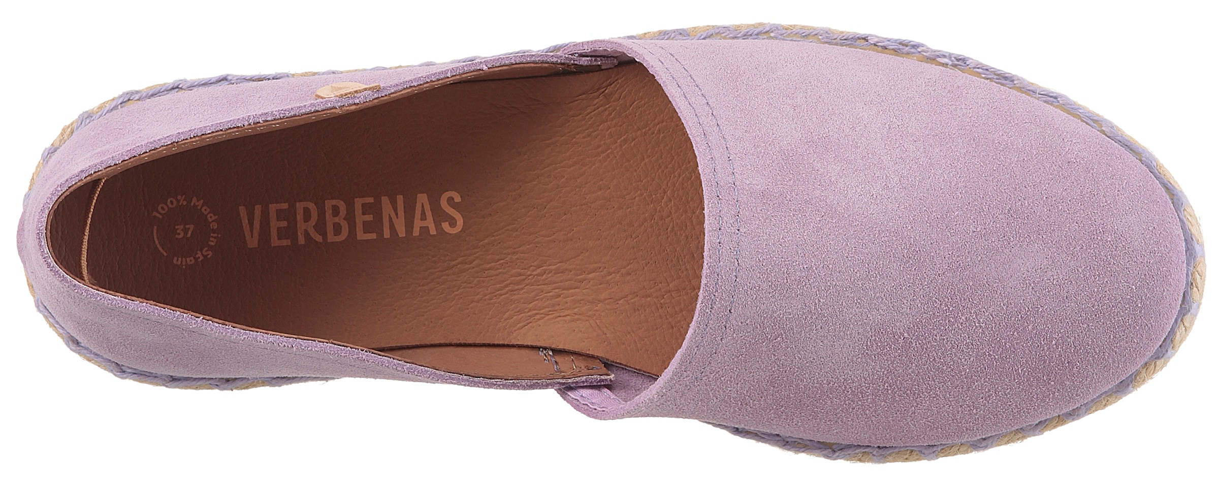 VERBENAS Espadrille »CARMEN SERRAJE«  , Schlupfschuh, Sommerschuh, Loafer mit typischem Jute-Rahmen