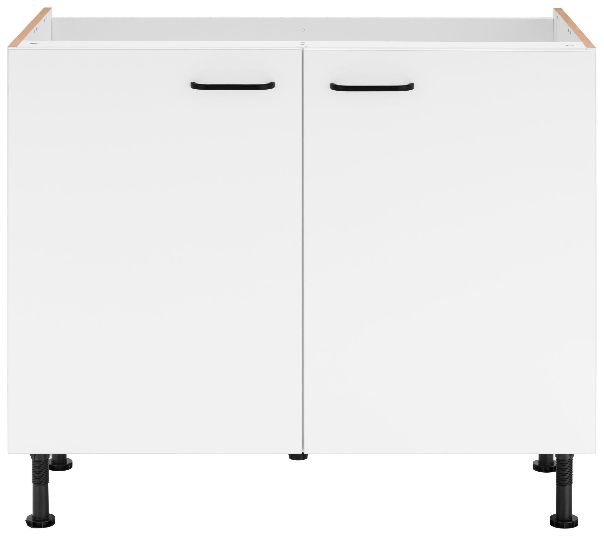 OPTIFIT Meuble évier »Elga« mit Soft-Close-Funktion, höhenverstellbaren Füssen, Breite 100 cm