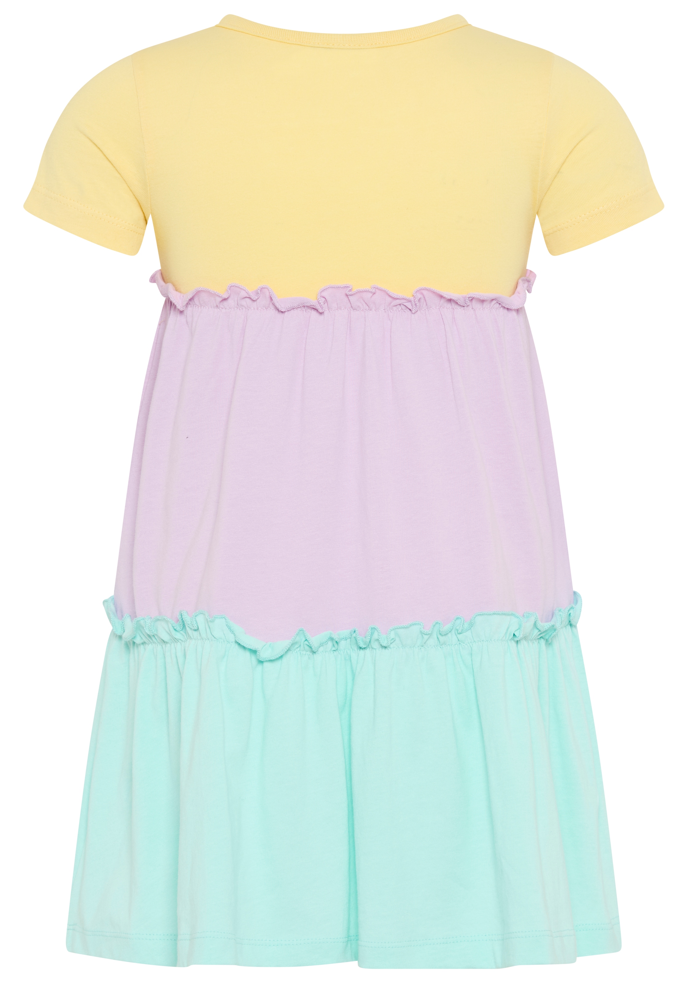 KIDSWORLD Robe en jersey »- Volantkleid für kleine Mädchen« festliche Anlässe,  kniefreie Länge,  verspielter Stil