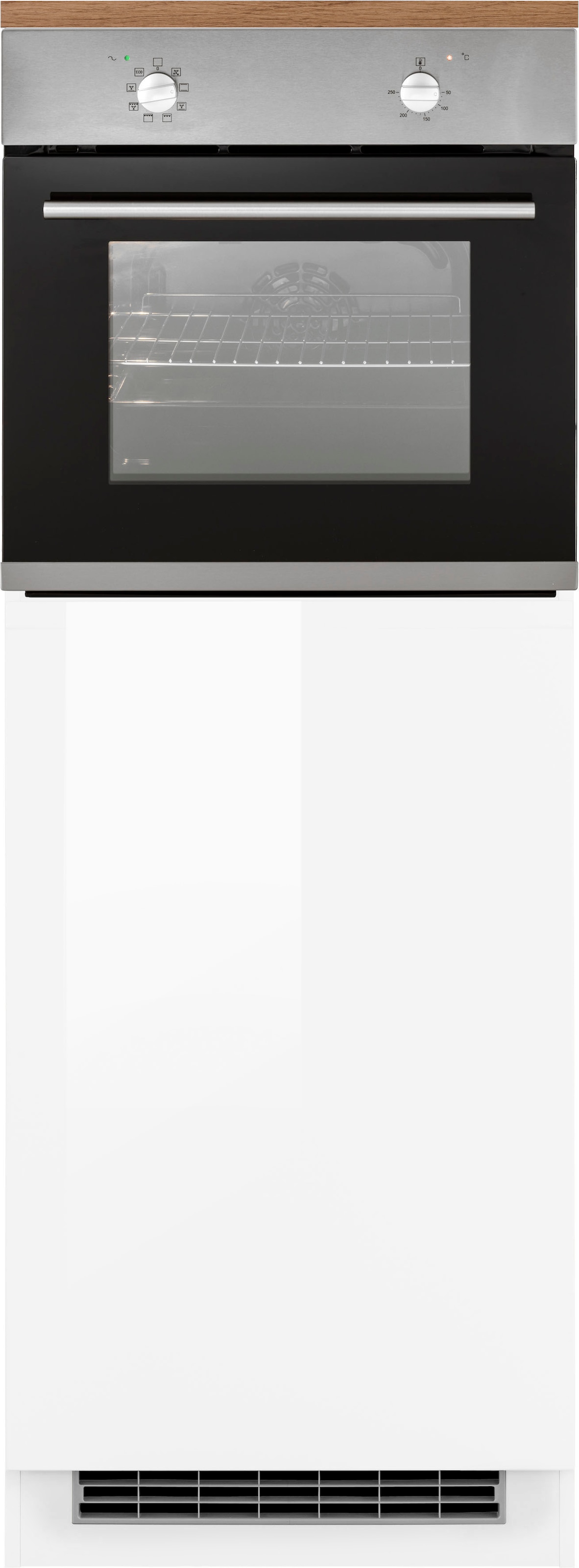 KOCHSTATION Armoire d'encastrement pour four »KS-Virginia,neu in verbesserter Ausführung« Rangement, Softclose,  largeur 60 cm, hauteur 166 cm niche pour poêle L/H/P : 56/59/55 cm