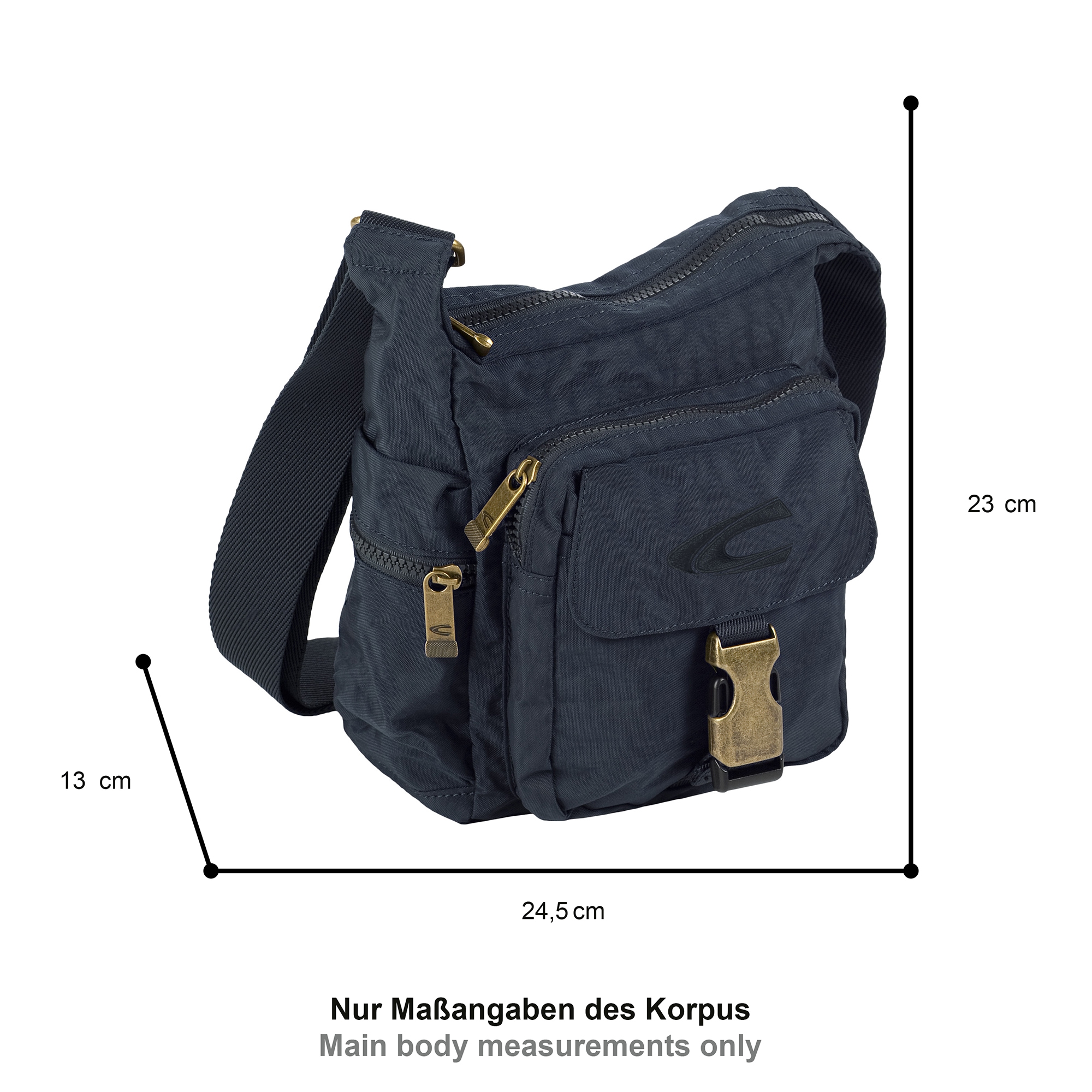 camel active Umhängetasche »Journey« aus leichtem robusten Nylon, funktional perfekt für alle Lebenslagen