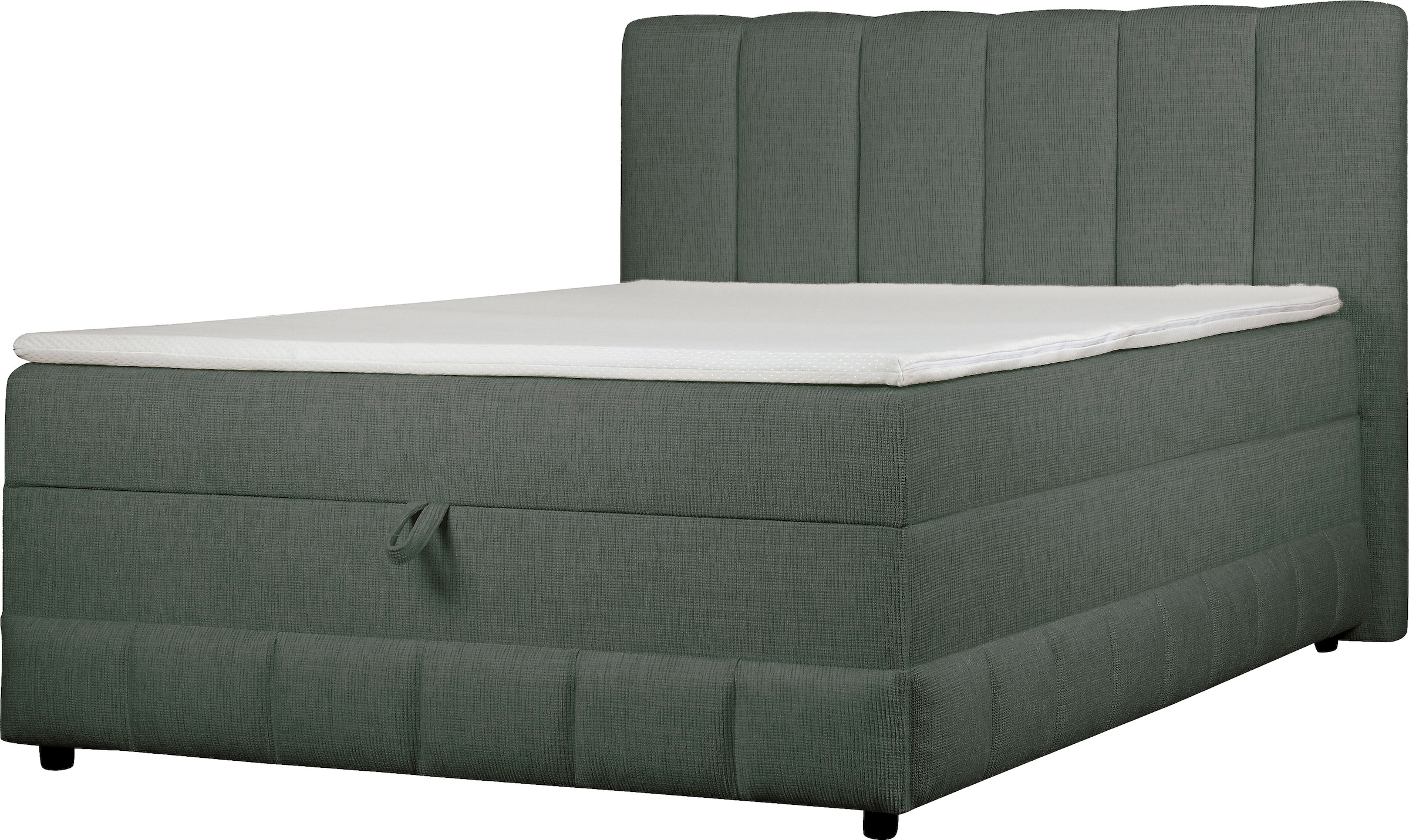 GOODproduct Lit de boxe »Likely inkl. Bettkasten, in 140er & 180er Breite, in Boxspring-Optik« inkl. Topper & Aufbauvideo, erhältlich in verschiedenen Farben
