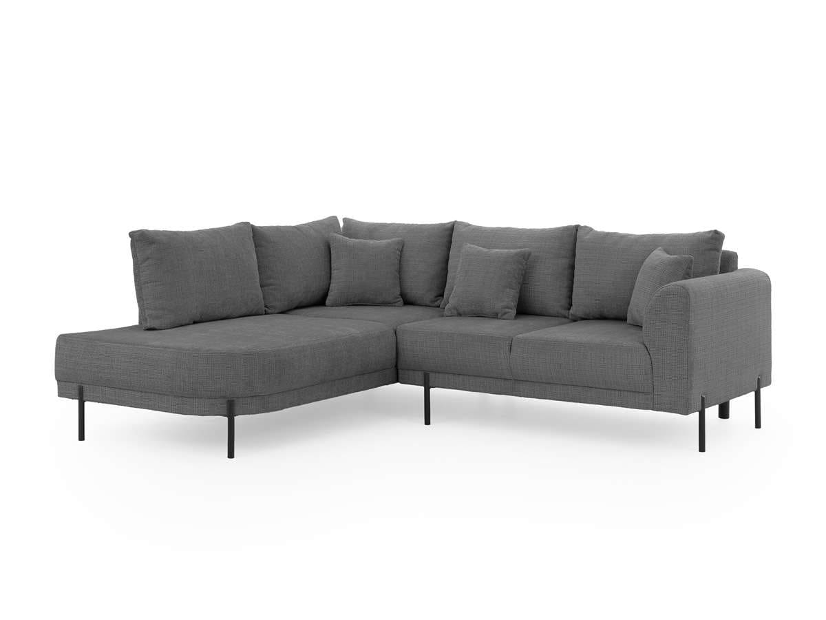 Home affaire Canapé d'angle »NELLIA L-Form mit Ottomane rechts oder links bestellbar, Breite 231 cm« enthält 5 Rückenkissen, angenehmen Sitzkomfort, belastbar bis 480kg