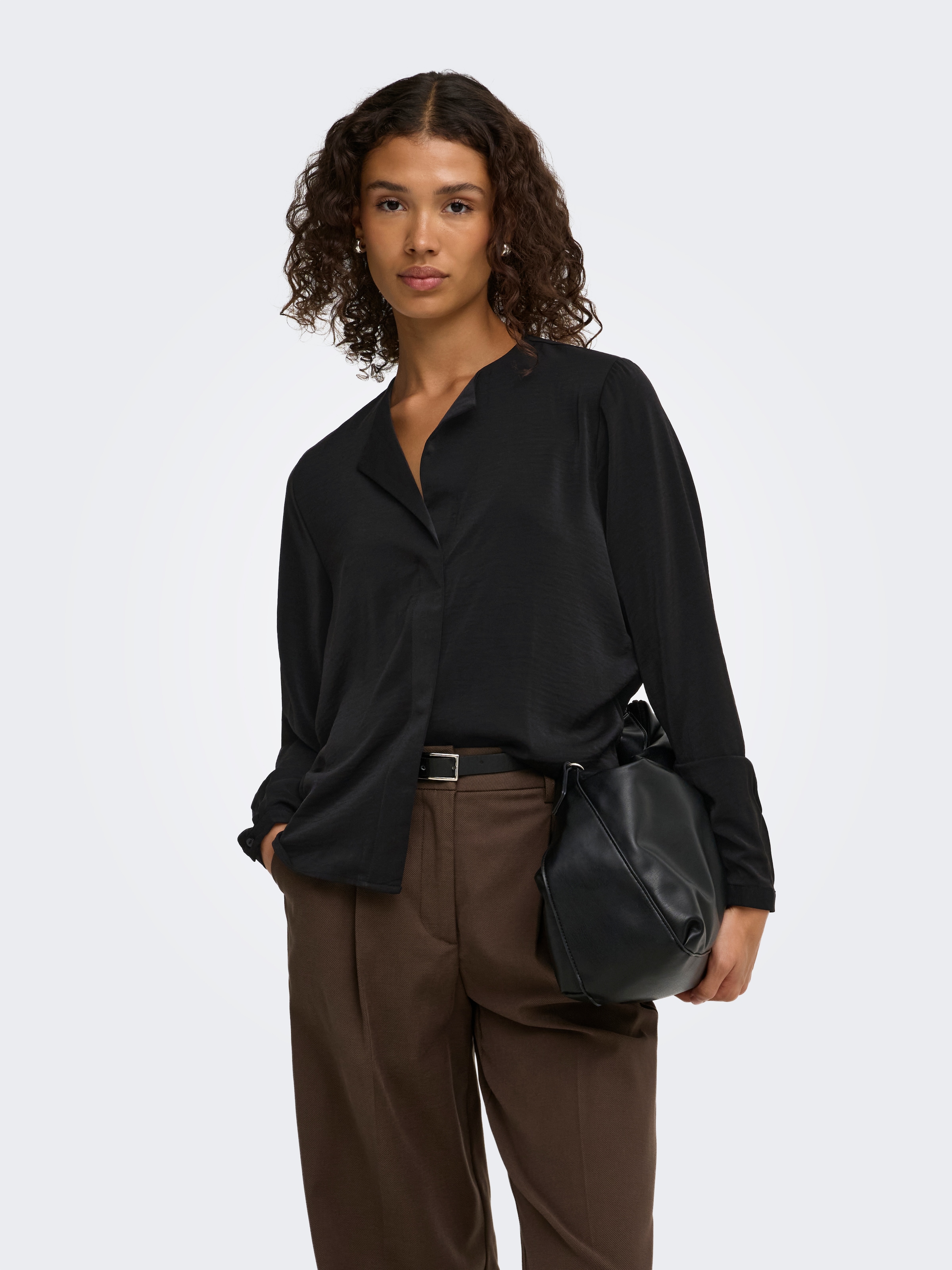 JDY Blouse à enfiler »JDYAYA L/S COLLAR SHIRT WVN NOOS« Polyester