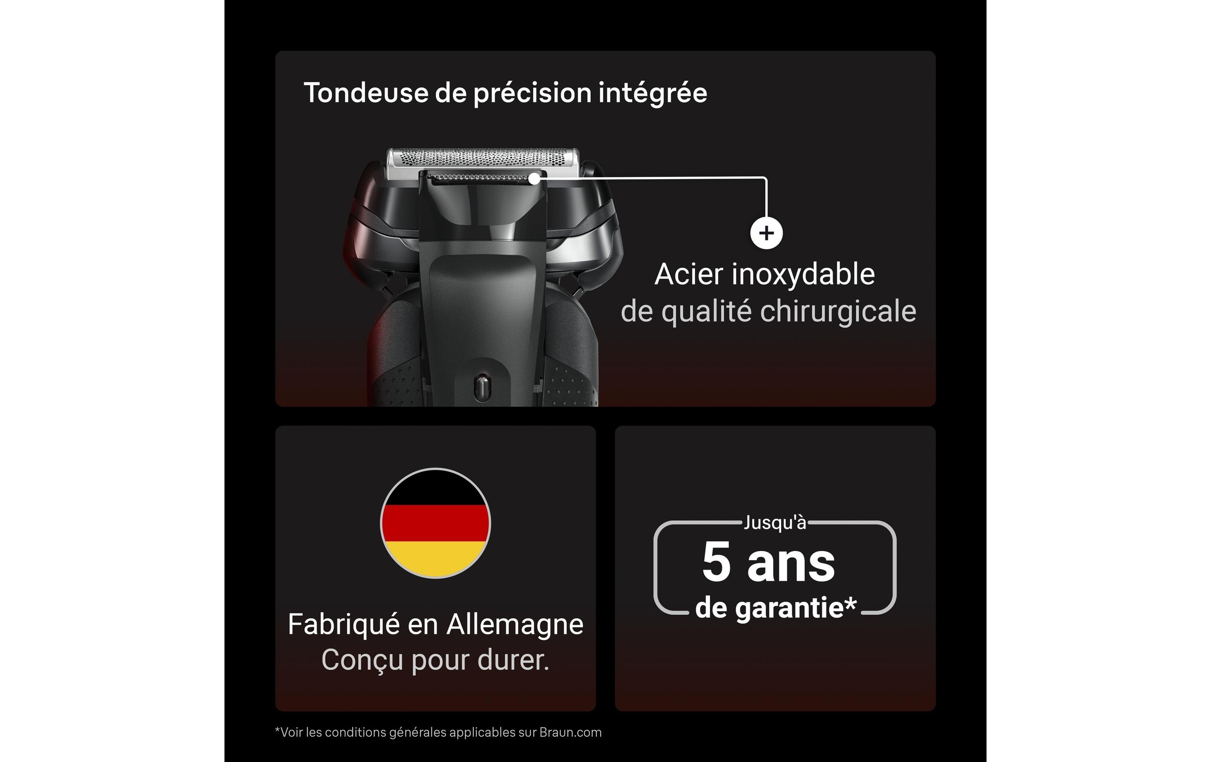 Braun Rasoirs électriques »Herrenrasierer Series 9 Sport«