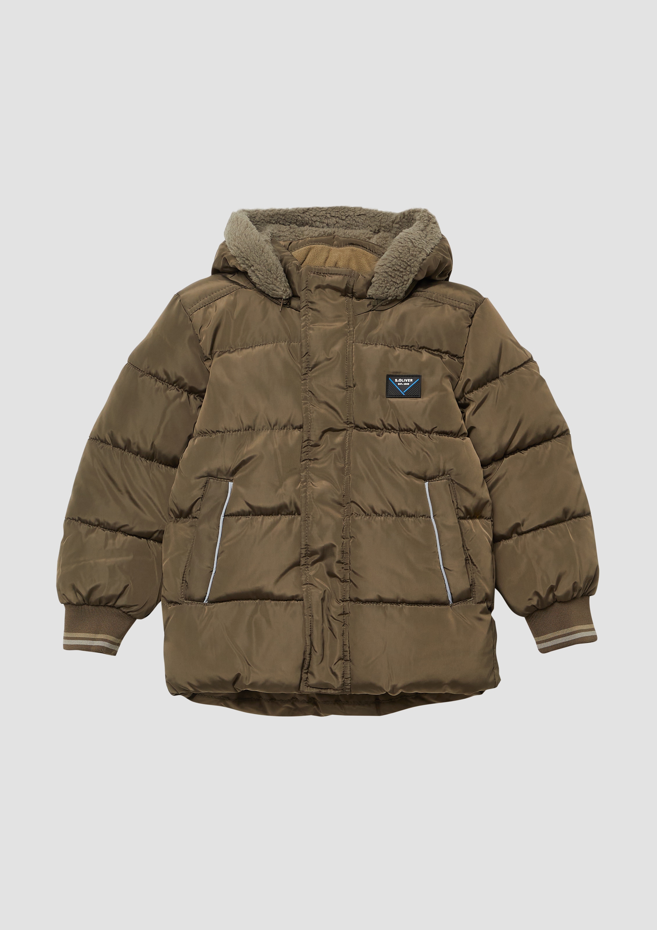 s.Oliver Junior Steppjacke mit Kapuze mit abnehmbarer Kapuze