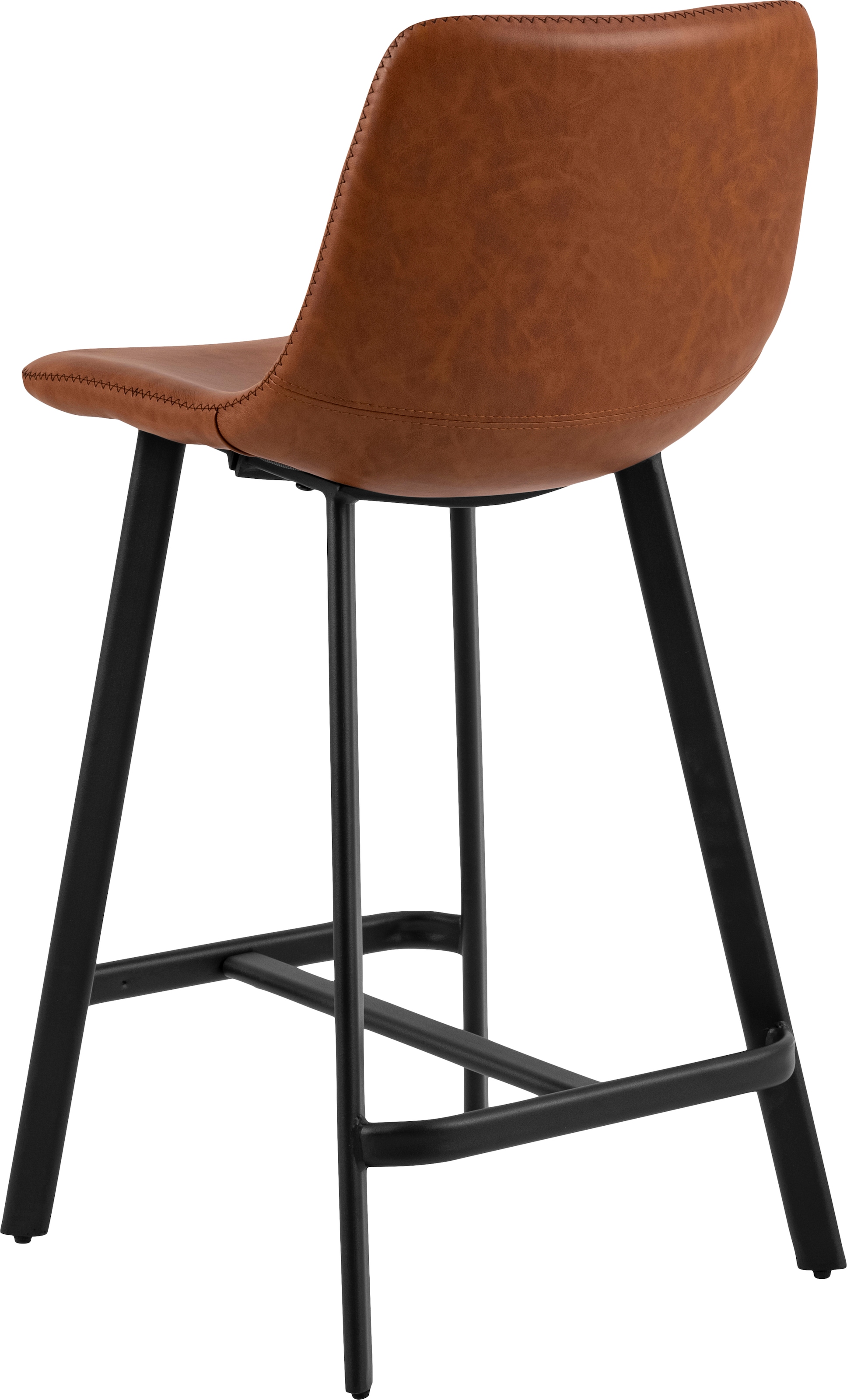ACTONA GROUP Chaise de bistrot »Ohio« (Ensemble) 2 cuissiège avec pieds rectangulaires en acier et repose-pieds, plusieurs variantes