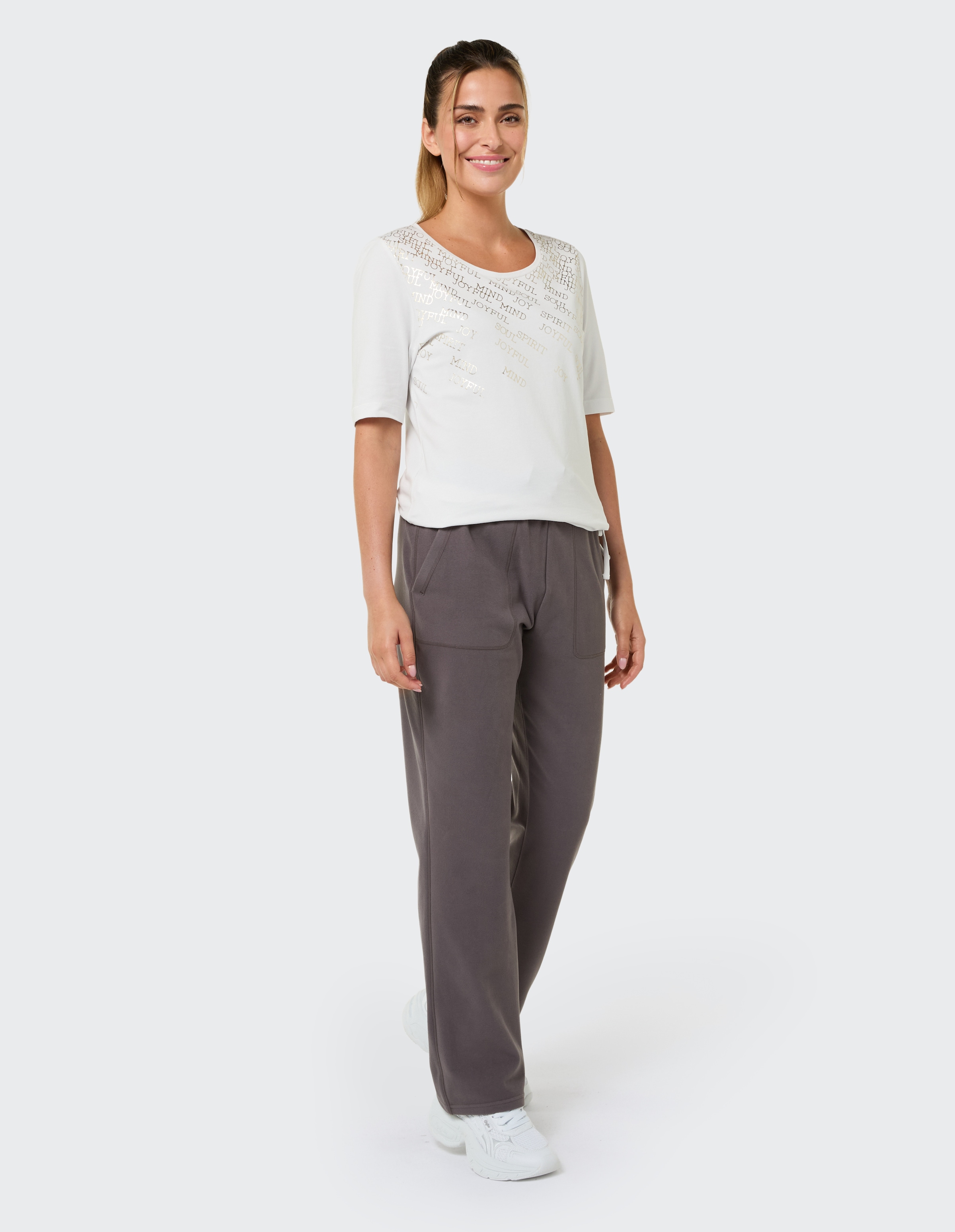 Joy Sportswear T-shirt »D T-SHIRT ILARA« pour adultes, en coton et élasthanne