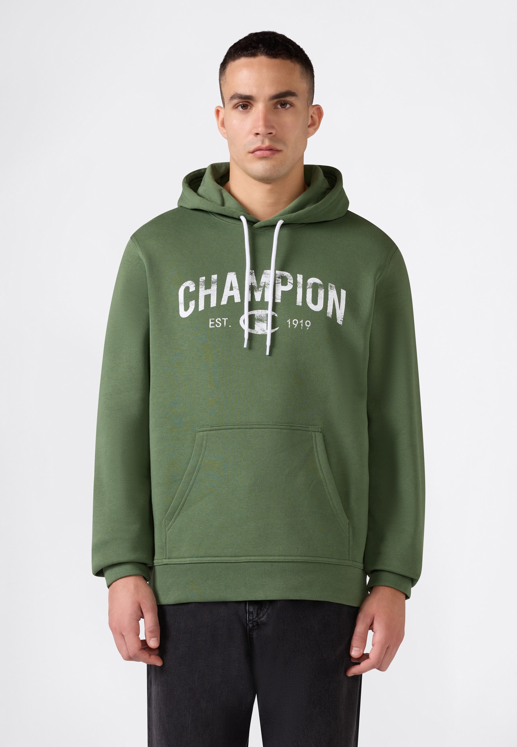 Champion Kapuzensweatshirt »SPORTWEAR HOODIE Standard Fit«, Langarm-Ausführung, aus Baumwolle und Polyester, Standard Fit
