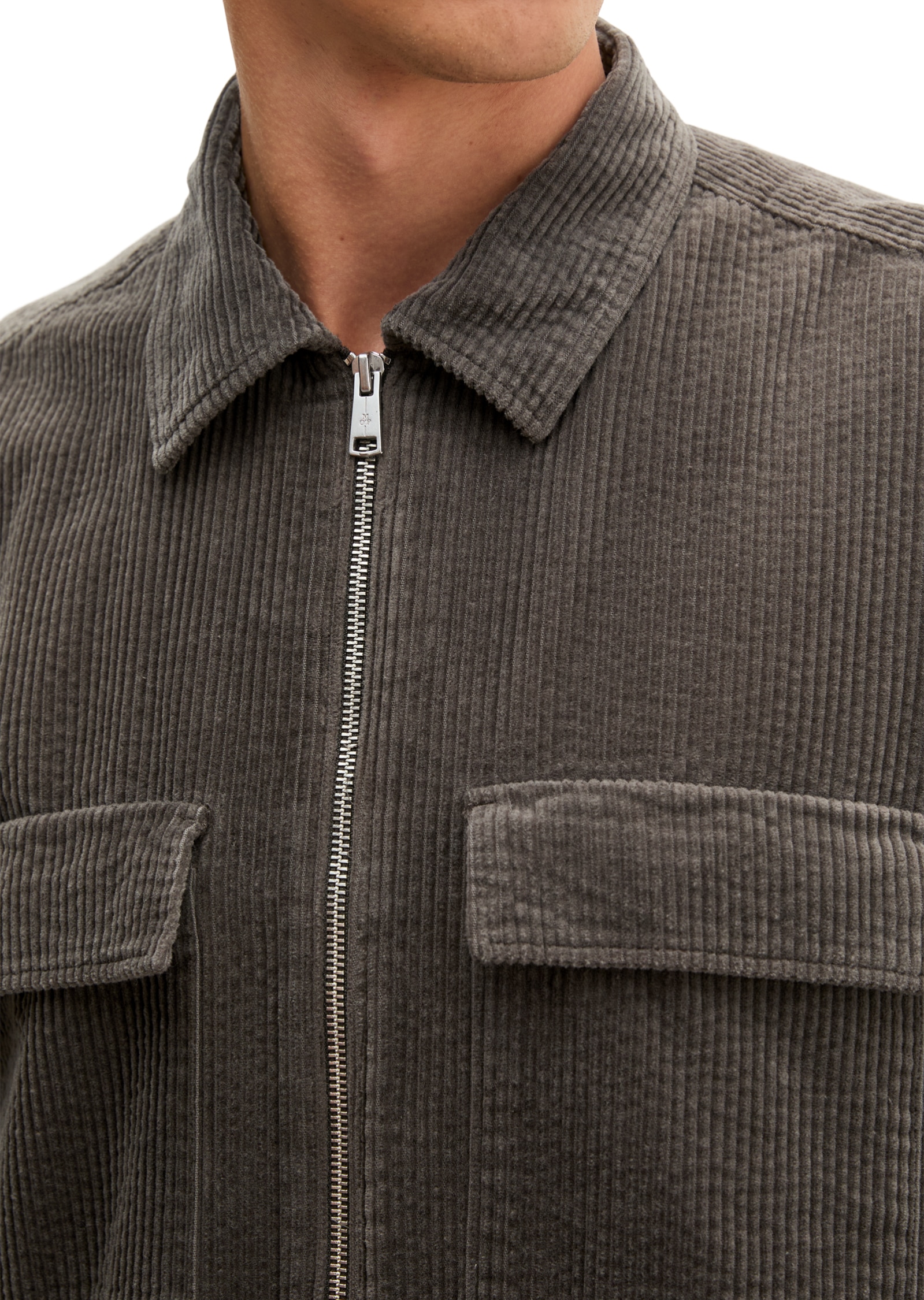 Marc O'Polo Hemdjacke »regular mit Reissverschluss« Overshirt aus Cord