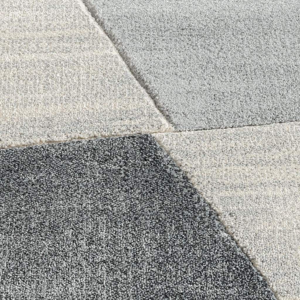 Carpet City Teppich »BONITO 9053« rechteckig 11 mm Höhe Läufer, Flachflor, Hochtief-Muster/ 3D-Effekt, Geo-Muster, Wohnzimmer