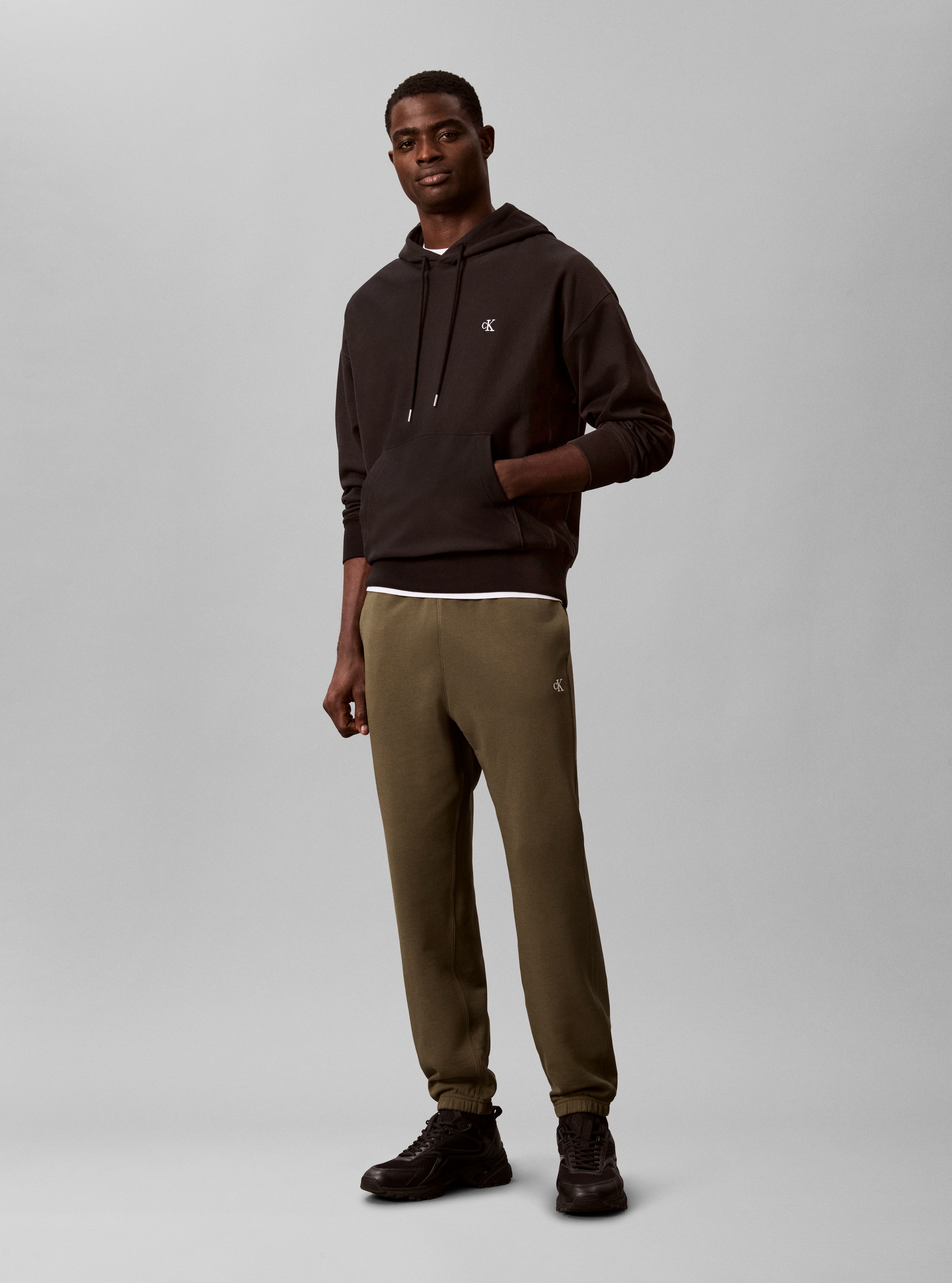 Calvin Klein Pantalon sweat »EU 350TERRY MONOGRAM JOGGER«  coupe régulière
