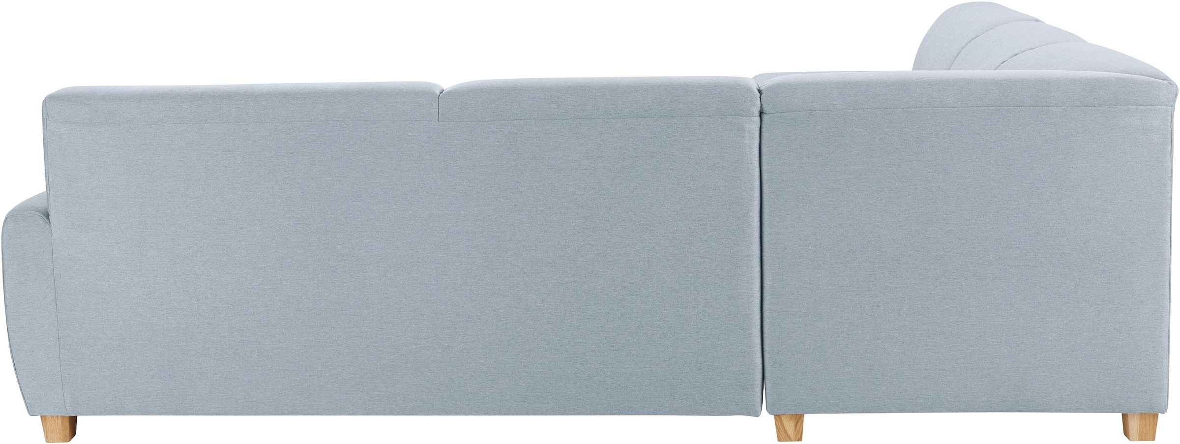 DOMO collection Ecksofa »Incanto kubische Formensprache, komfortabel, flache Armlehnen, L-Form« wahlweise mit Bettfunktion