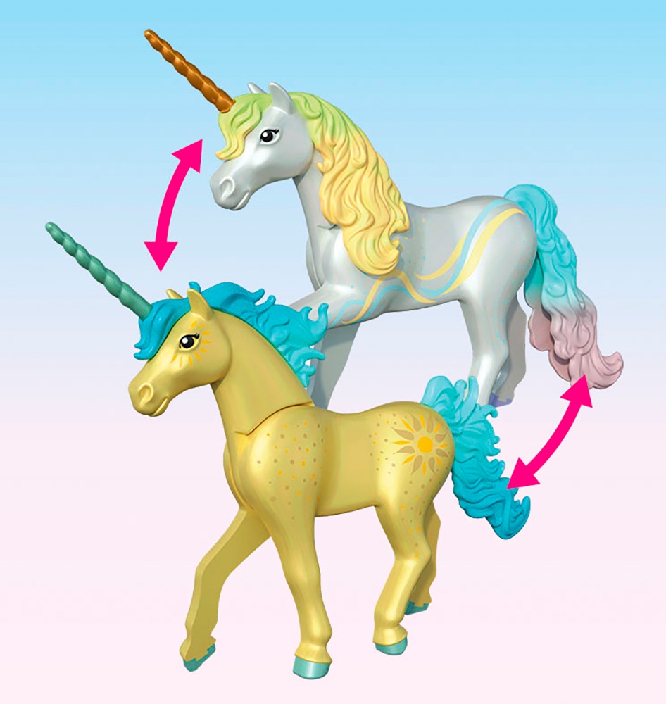 Playmobil® Jeu de construction »Sammeleinhorn, Sonnenscheinblüte mit Fee (71842), Princess Magic«