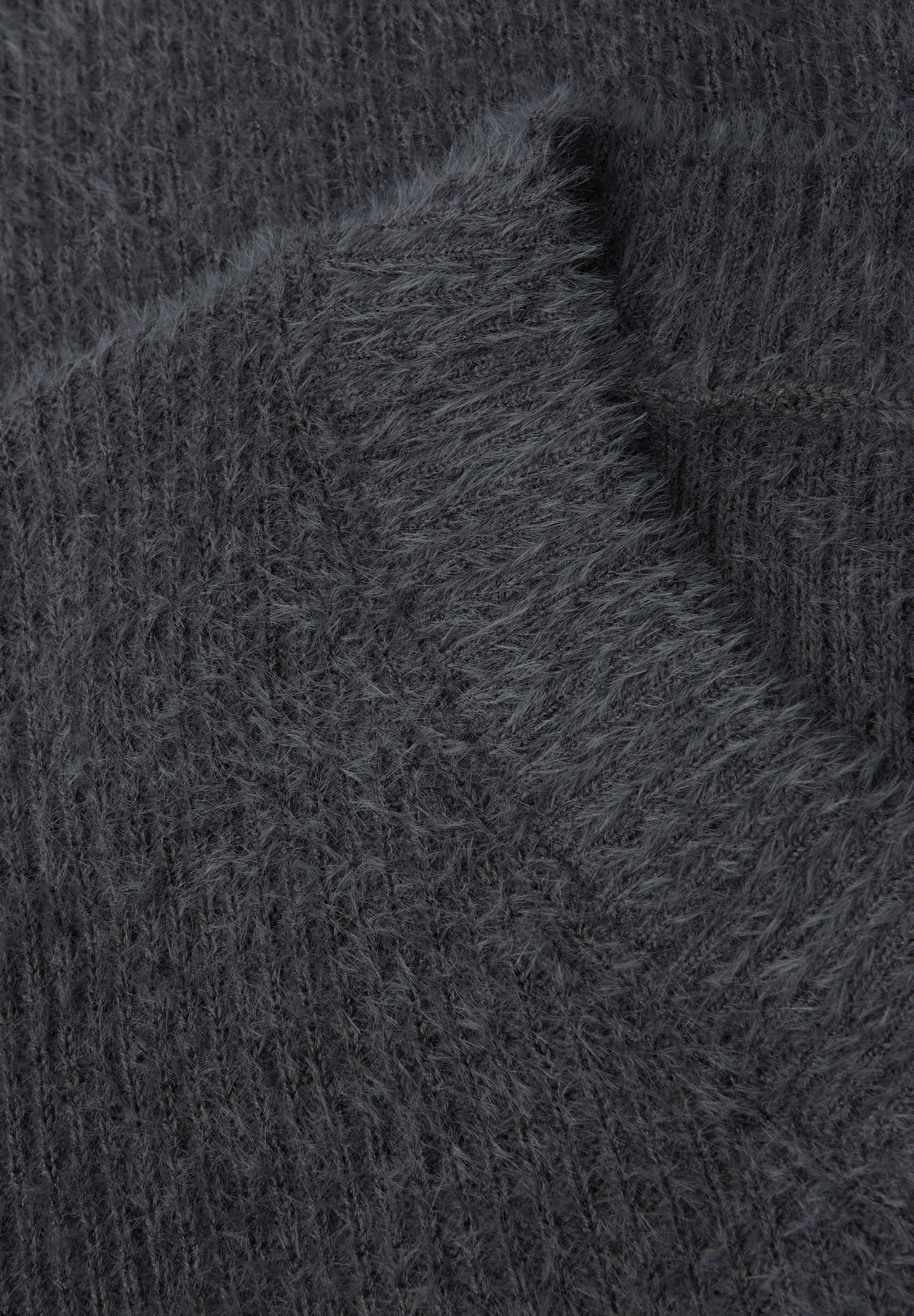 STREET ONE Pull col V mit Rippbündchen