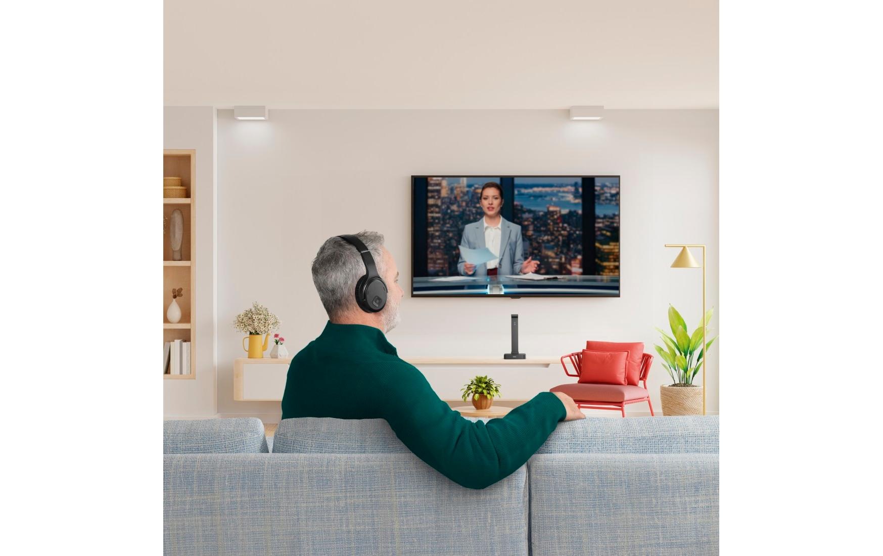   Over-Ear-Kopfhörer Active Noise Cancelling (ANC) eingebautes Mikrofon, Ladezeit: 2,5h