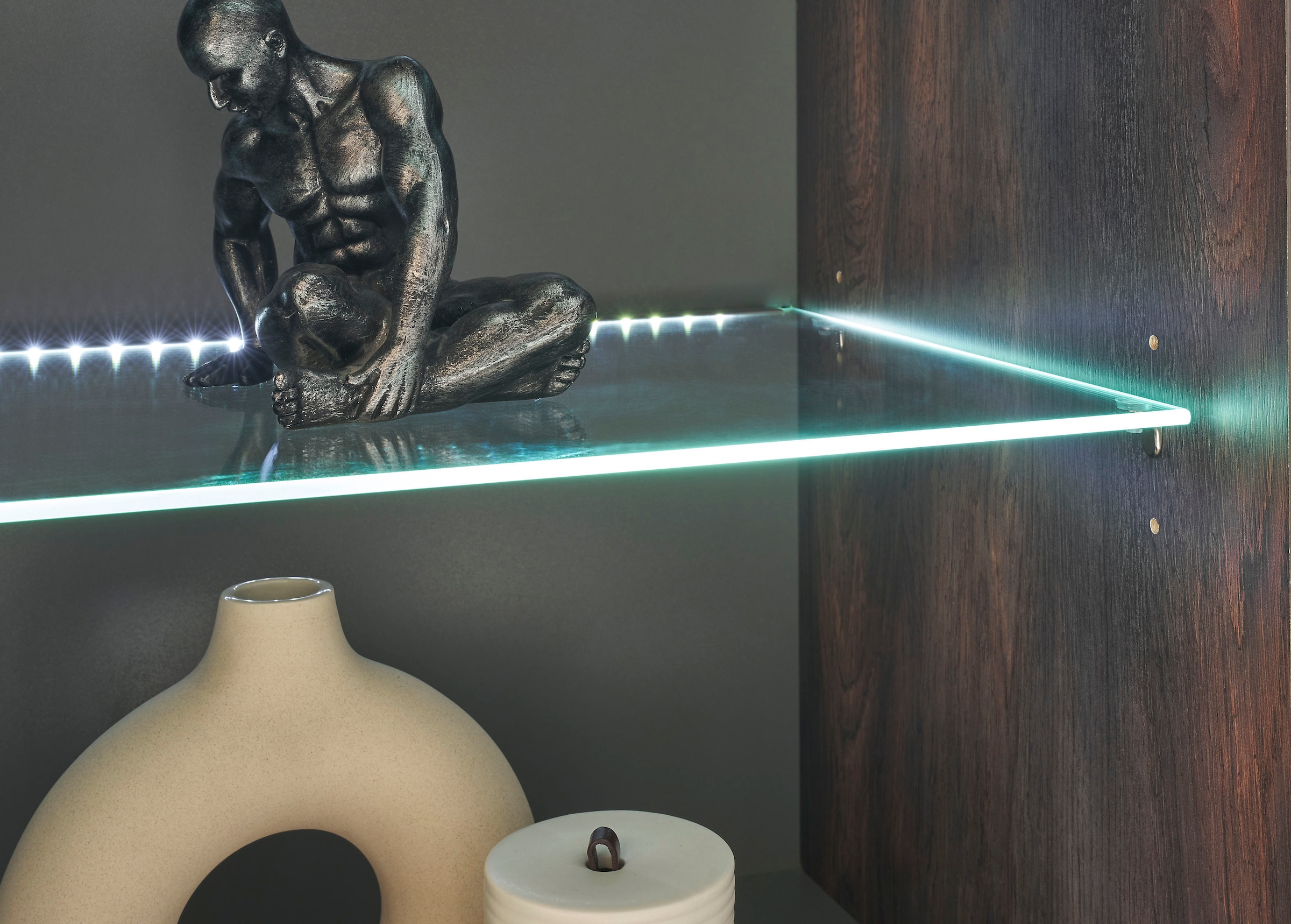 Home affaire Vitrine »LARGO« Soft-Close-Funktion, Höhe ca. 200 cm