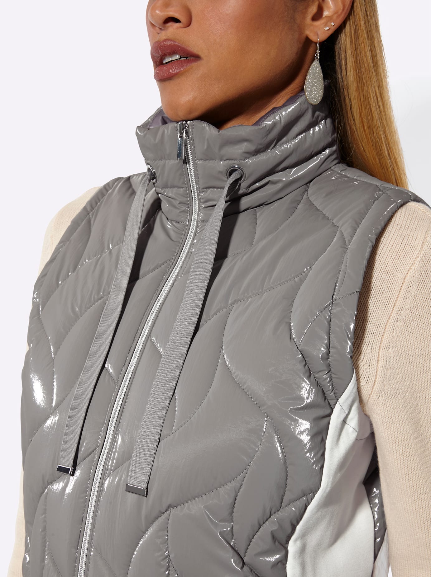 creation L Gilet matelassé