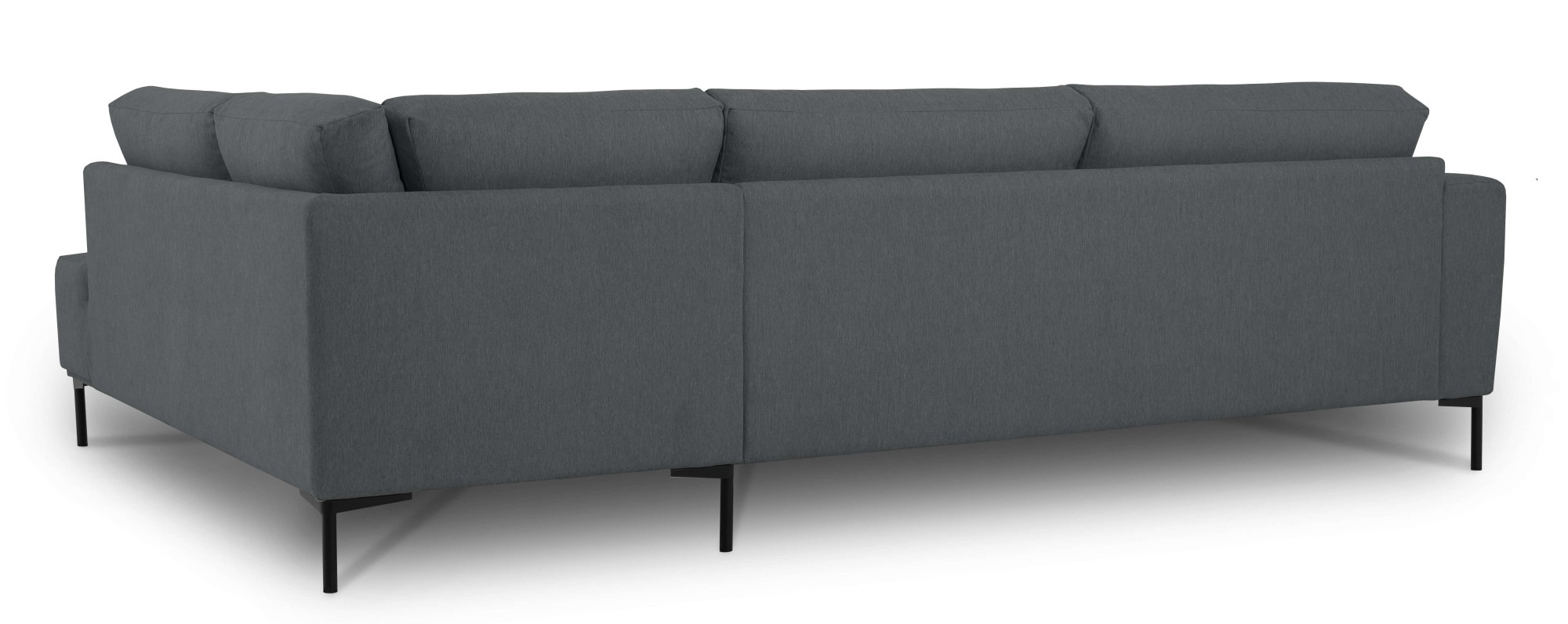 GOODproduct Ecksofa »Melby« Breite 275 cm, in einem weichen Struktur Stoff, lose Rückenkissen