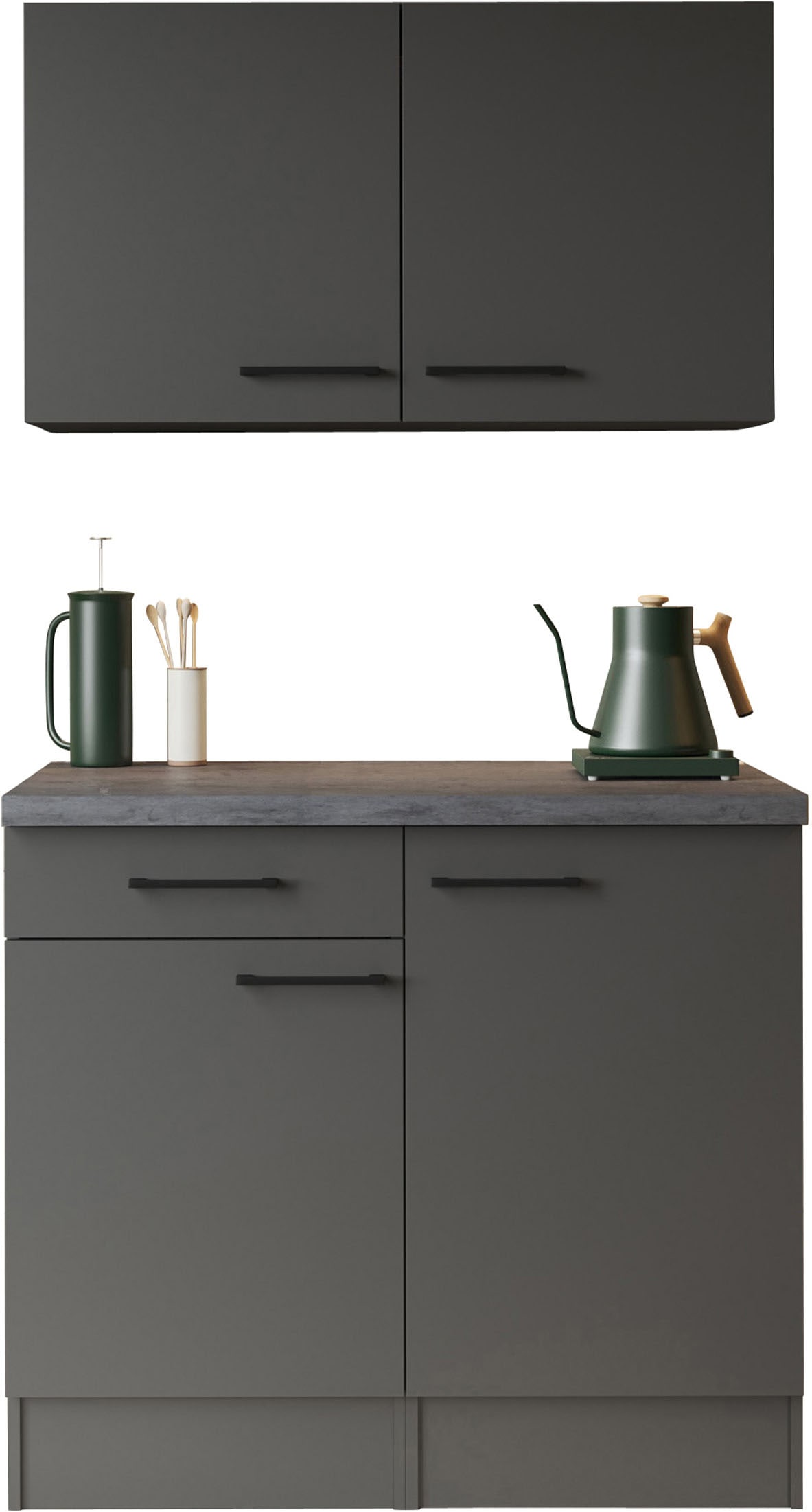 RESPEKTA Buffet »Oliver« démonté, avec fonction de fermeture douce, y compris armoires hautes, largeur 100 cm