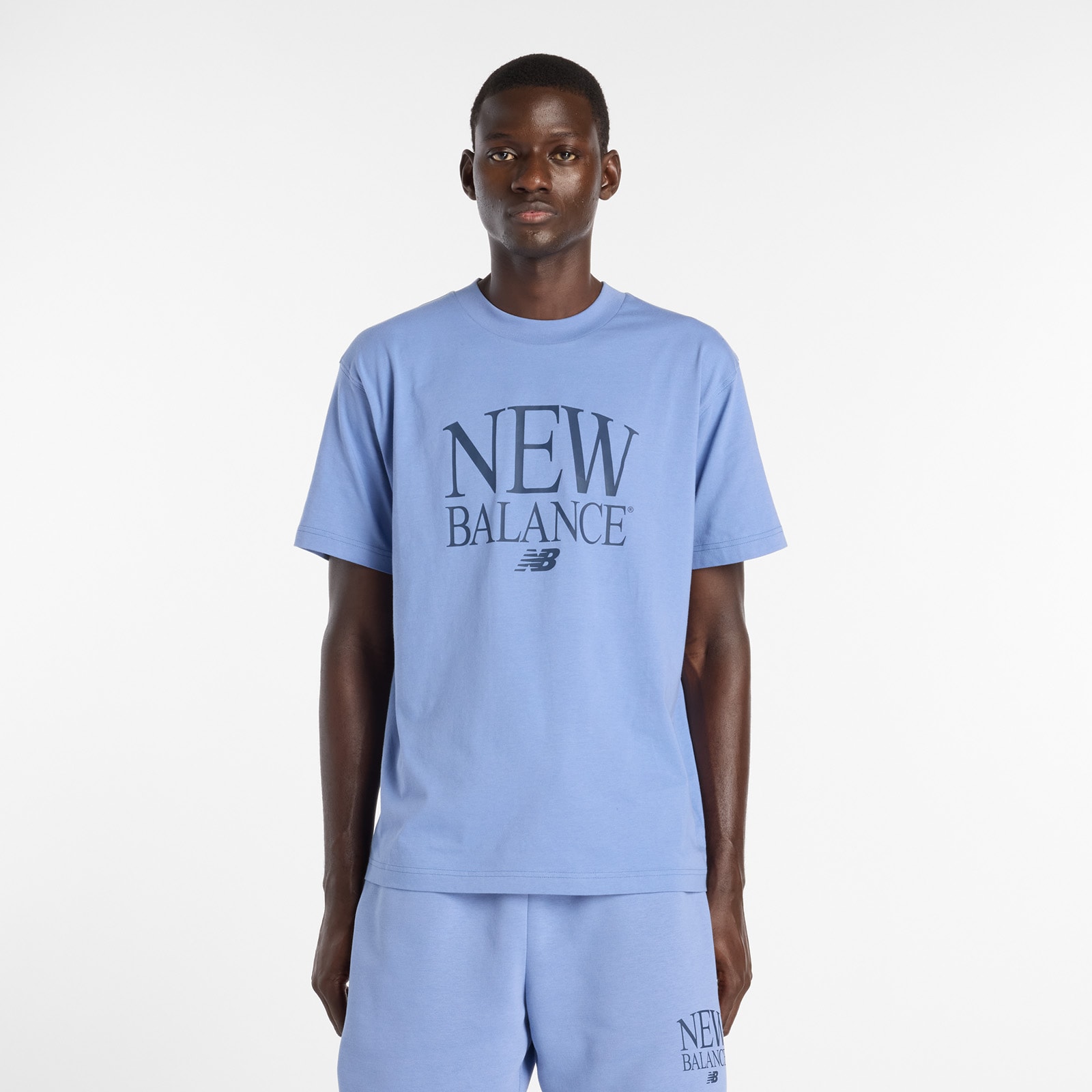 New Balance T-shirt für Jugendliche, Kurzarm, mit Rundhalsausschnitt, aus Baumwolle