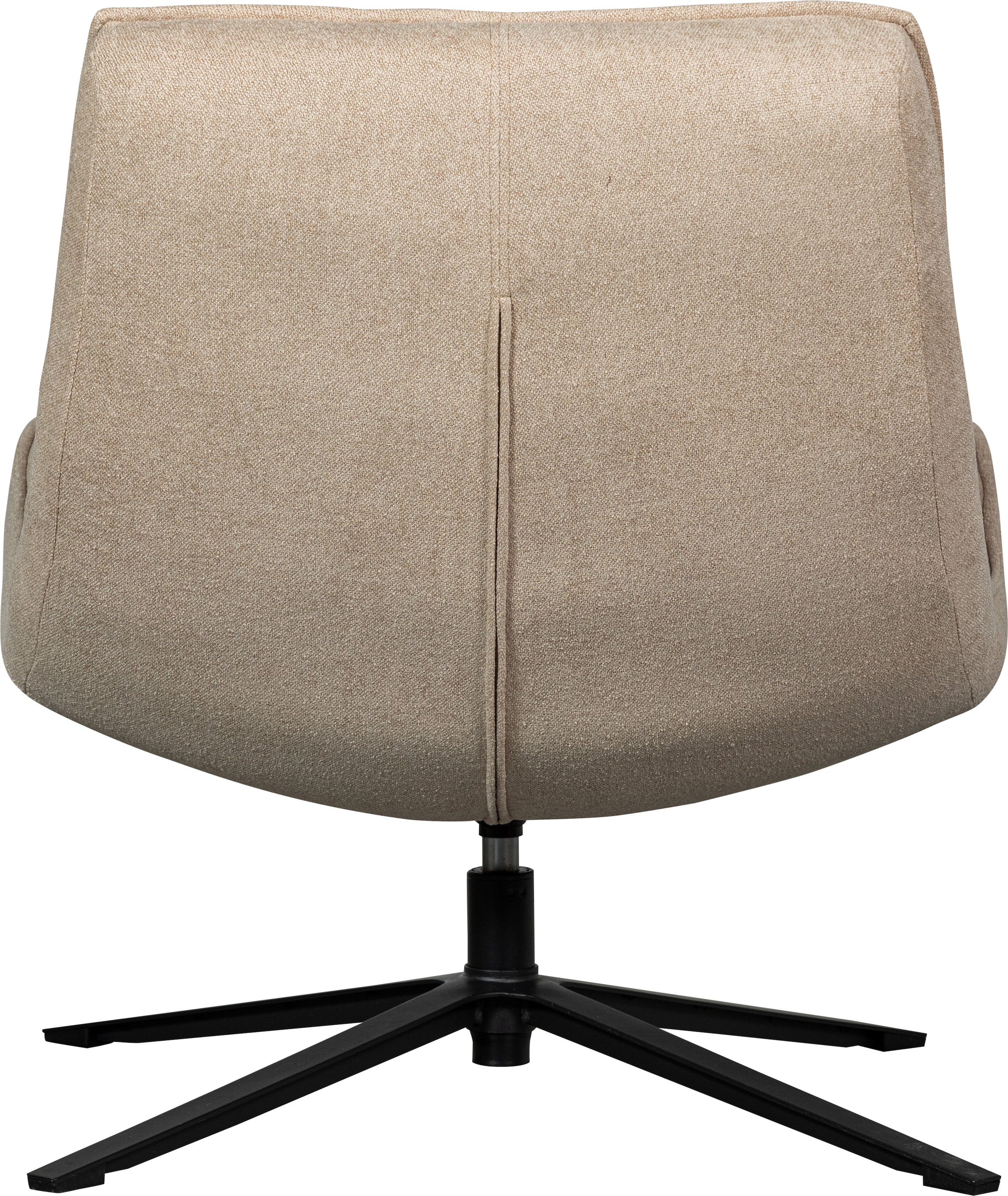 WOOOD Drehsessel »Maudi gewobener-Bezug mit metall Drehgestell H 84 x B 74 x T 86 cm« Tragkraft 100 kg, subtile Farbnuancen, Hohe Verschleissfestigkeit