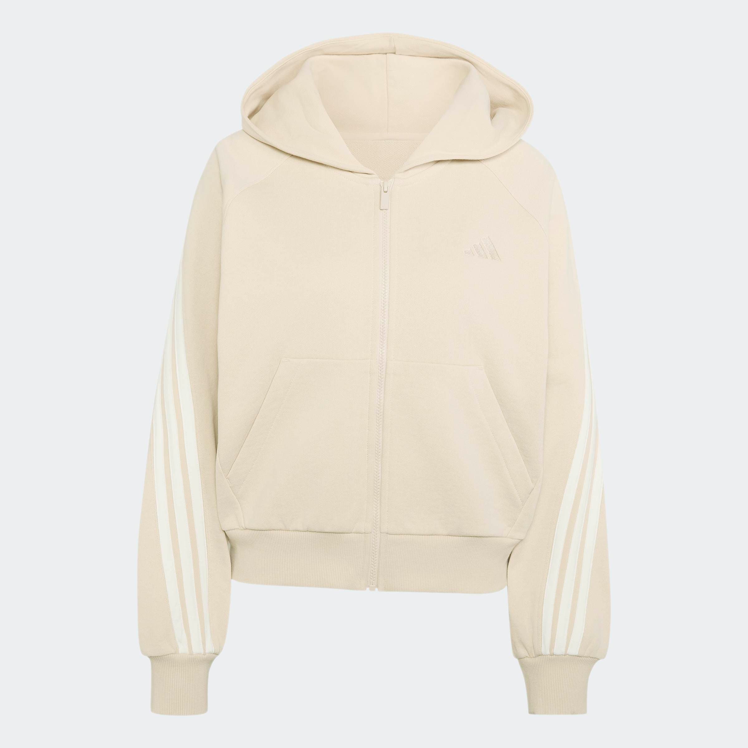adidas Sportswear Sweat à capuche »ADIDAS KIT 3-STREIFEN MIT DURCHGEHENDEM REISSVERSCHLUSS«, pour adultes, avec capuche, longueur normale
