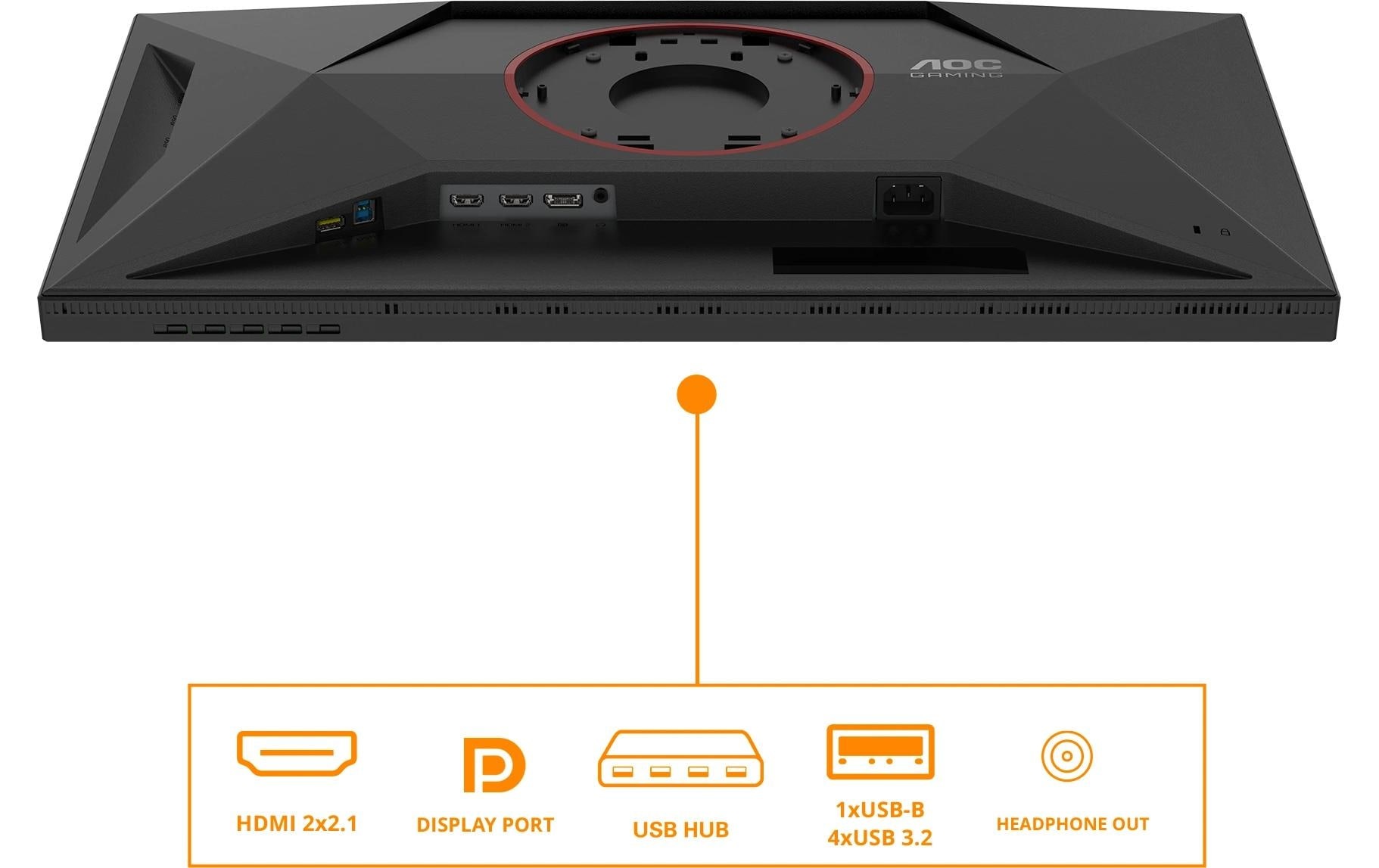 AOC Gaming-Monitor »U27G4XM IPS, 4K, 1ms, 160Hz« 68,58 cm/27 ″  3840 x 2160 px 160 Hz
