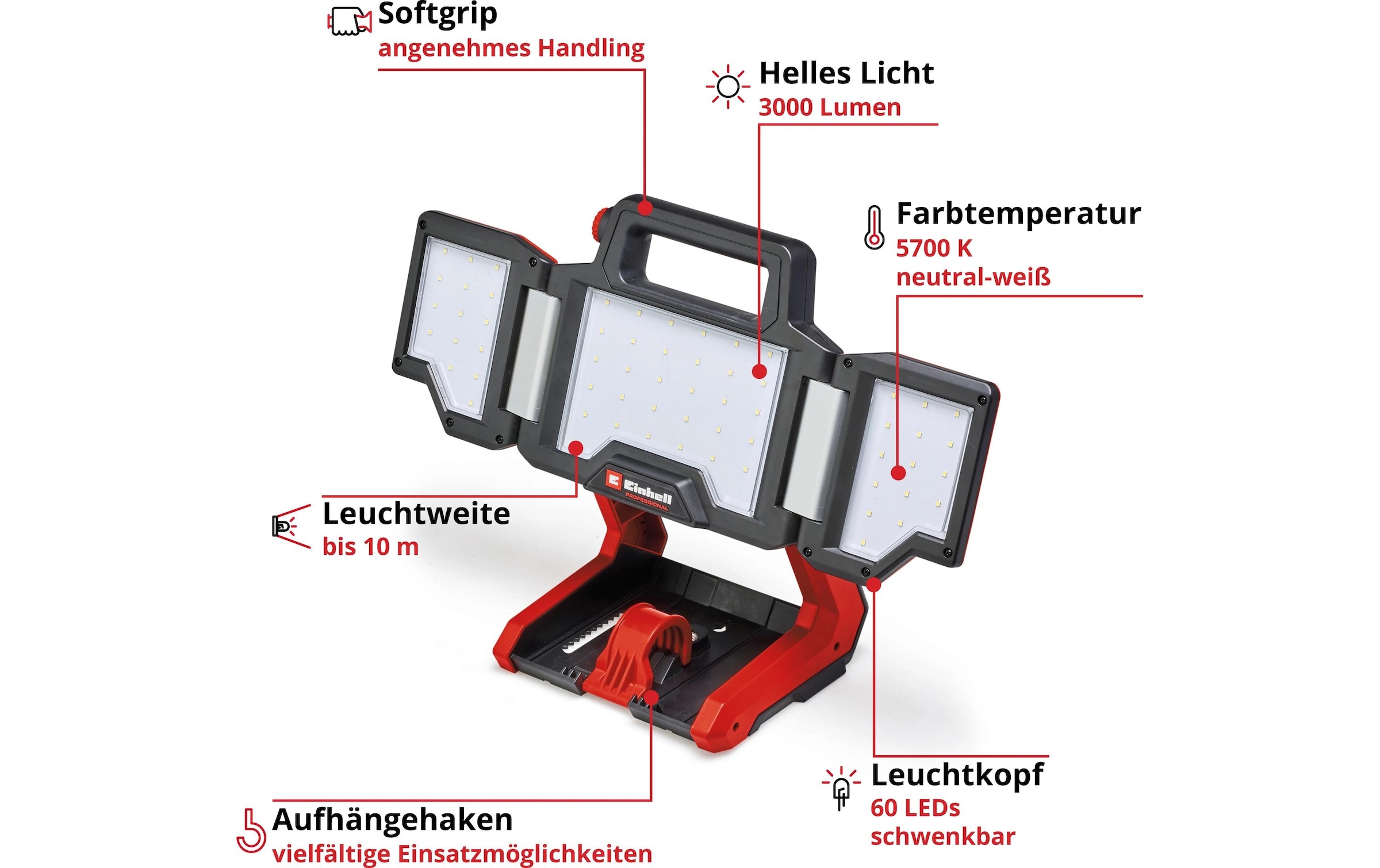 Einhell Strahler »TP-CL 18/3000 Li – Solo«