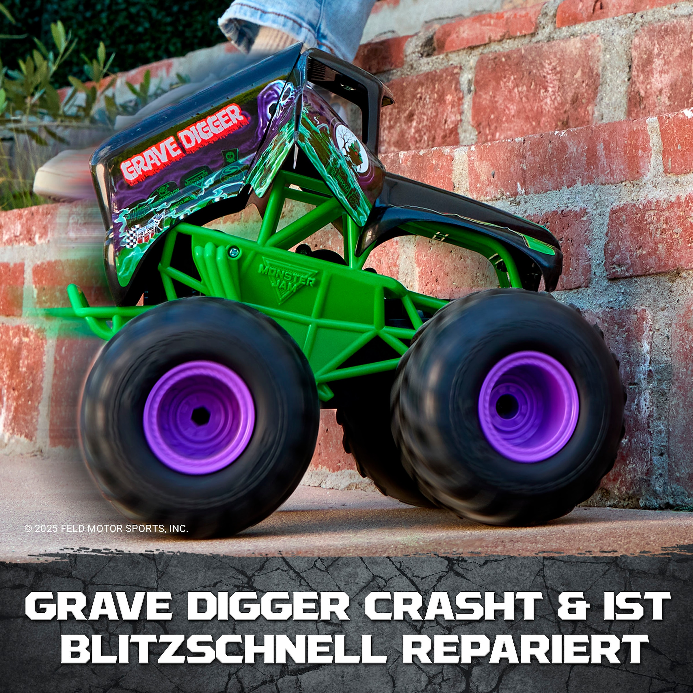 Spin Master RC-Monstertruck »Monster Jam - Smash 'n Bash Grave Digger«