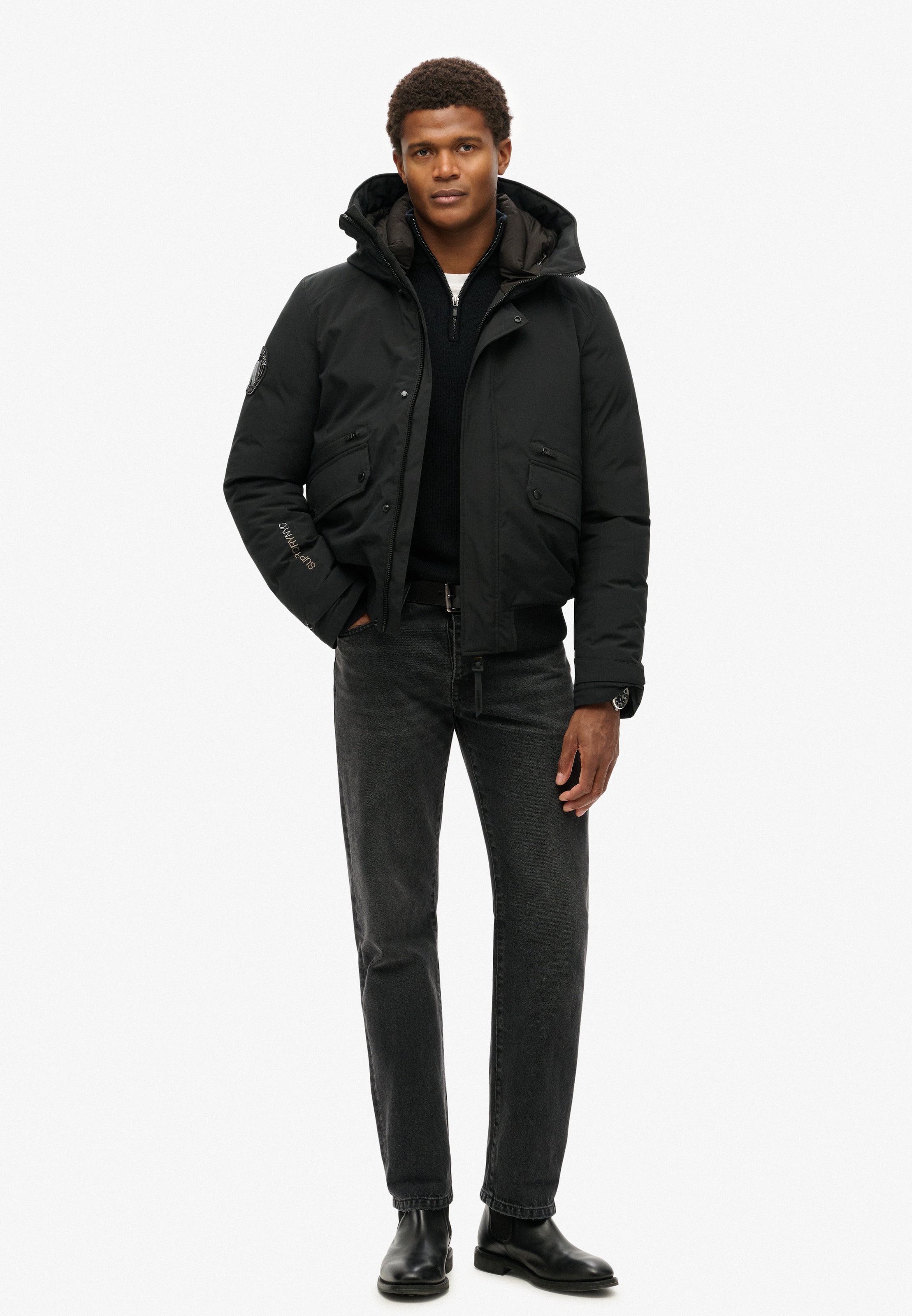 Superdry Steppjacke »CITY PADDED BOMBER JACKET« ohne Kapuze