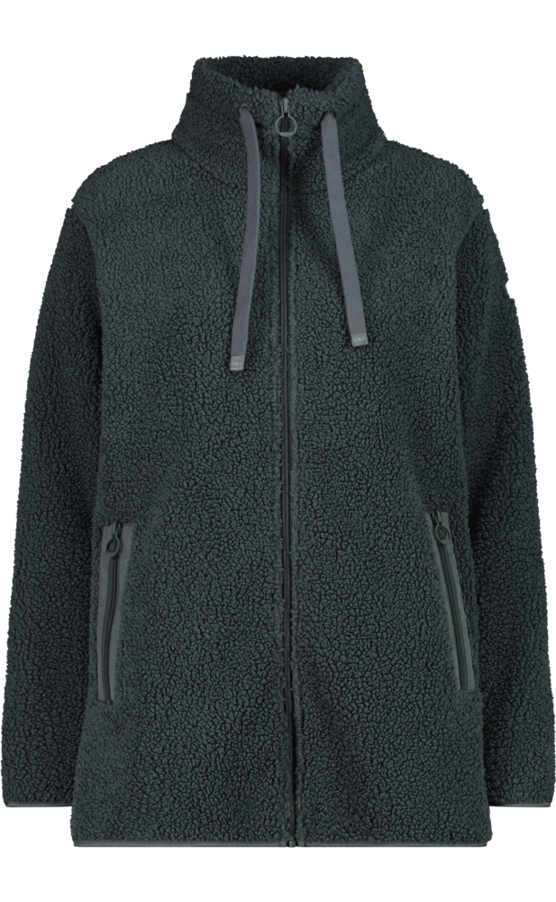 CMP Fleecejacke »WOMAN LONG JACKET« lange Jackenform, aus Polyester, auch in grossen Grössen