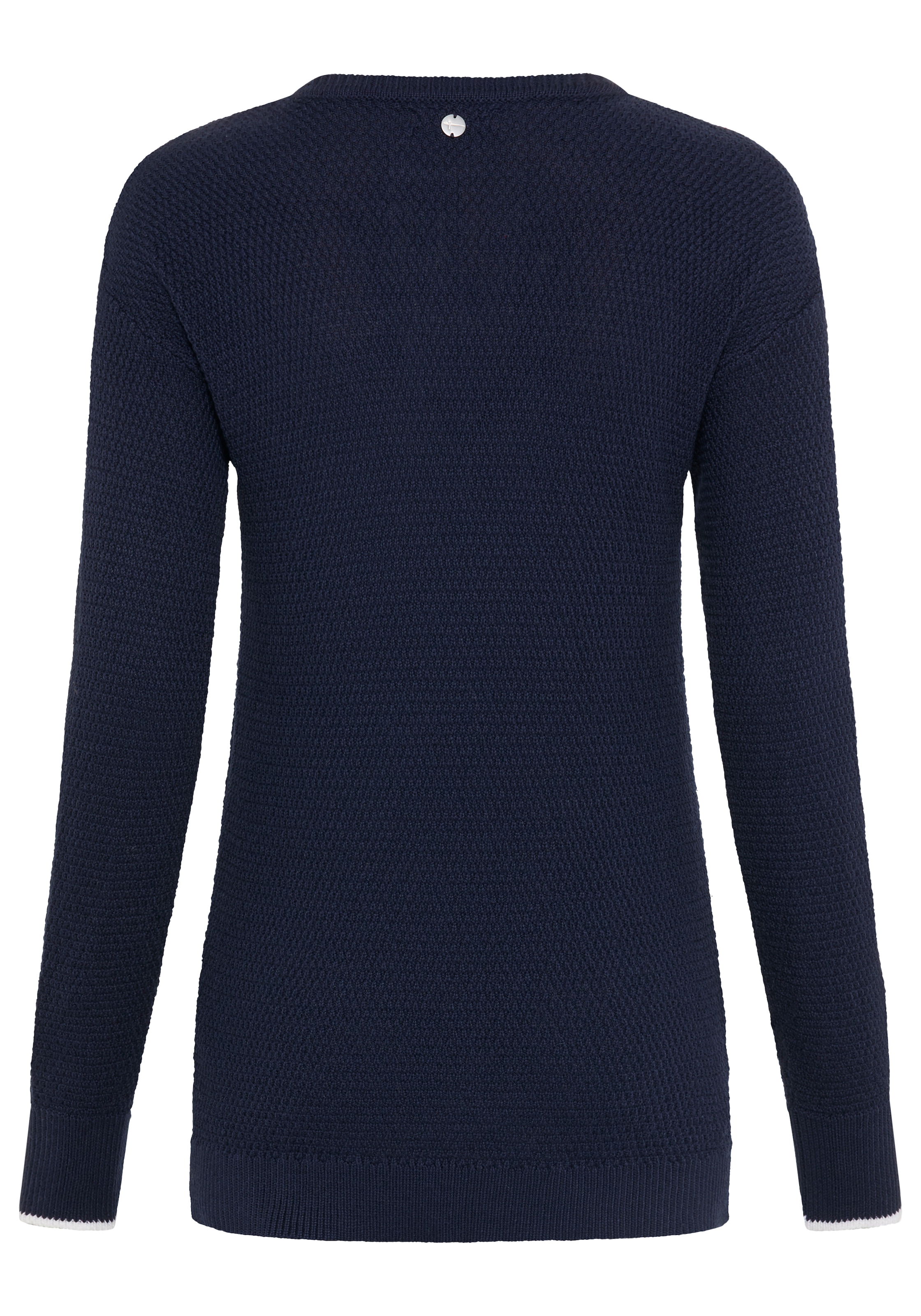 Tamaris Pull en tricot »mit dezentem Strickmuster« avec détails colorés
