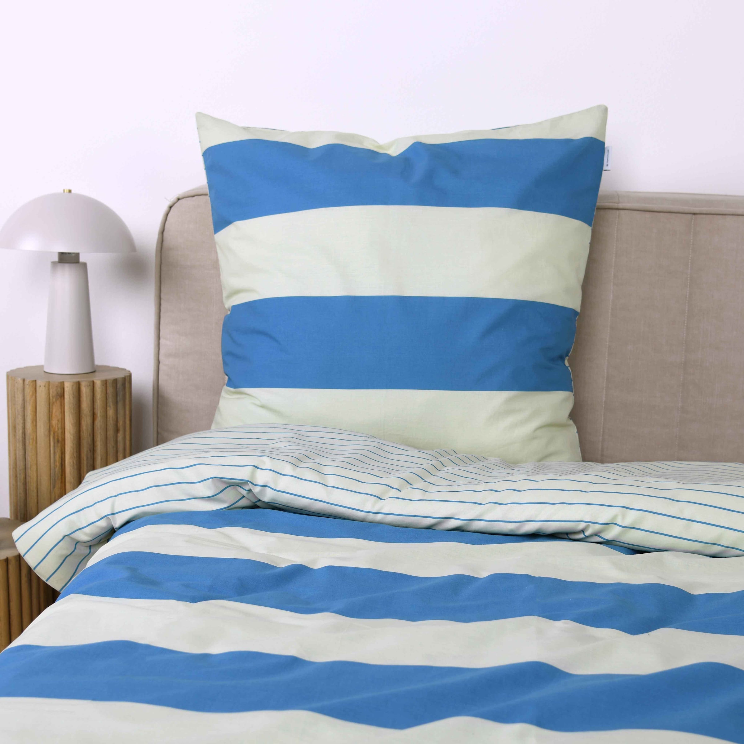 TOM TAILOR HOME Bettwäsche »BOLD STRIPES in Gr. 135x200cm, 155x220cm oder 200x220cm« 2 Stk. new bedroom, mit farbigem Markenreissverschluss